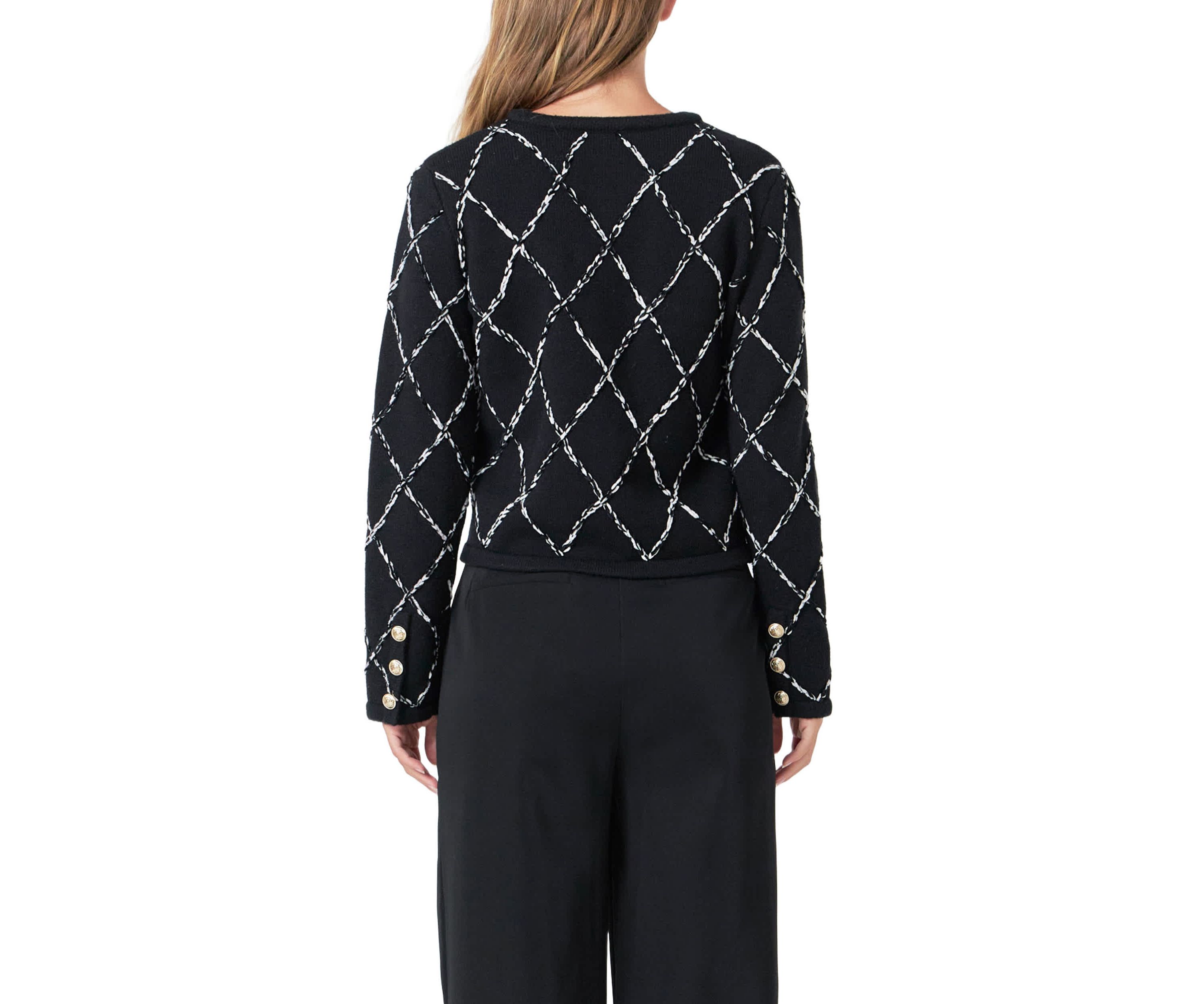 Diamond Pattern Knit