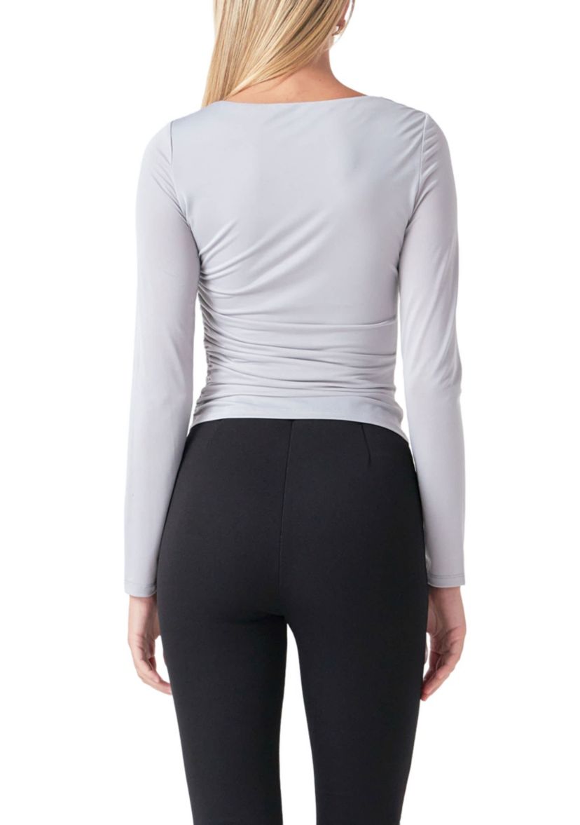 Draped Ruched Top