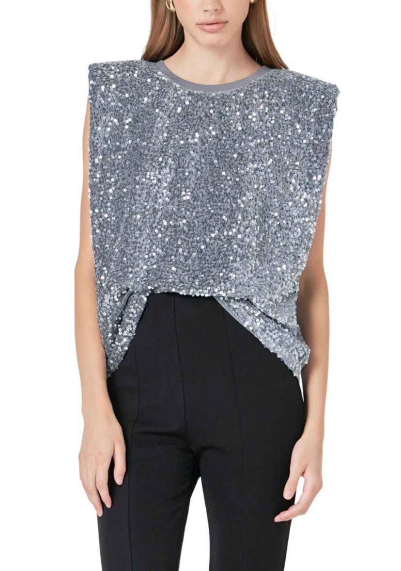 Sequin Embellished Top