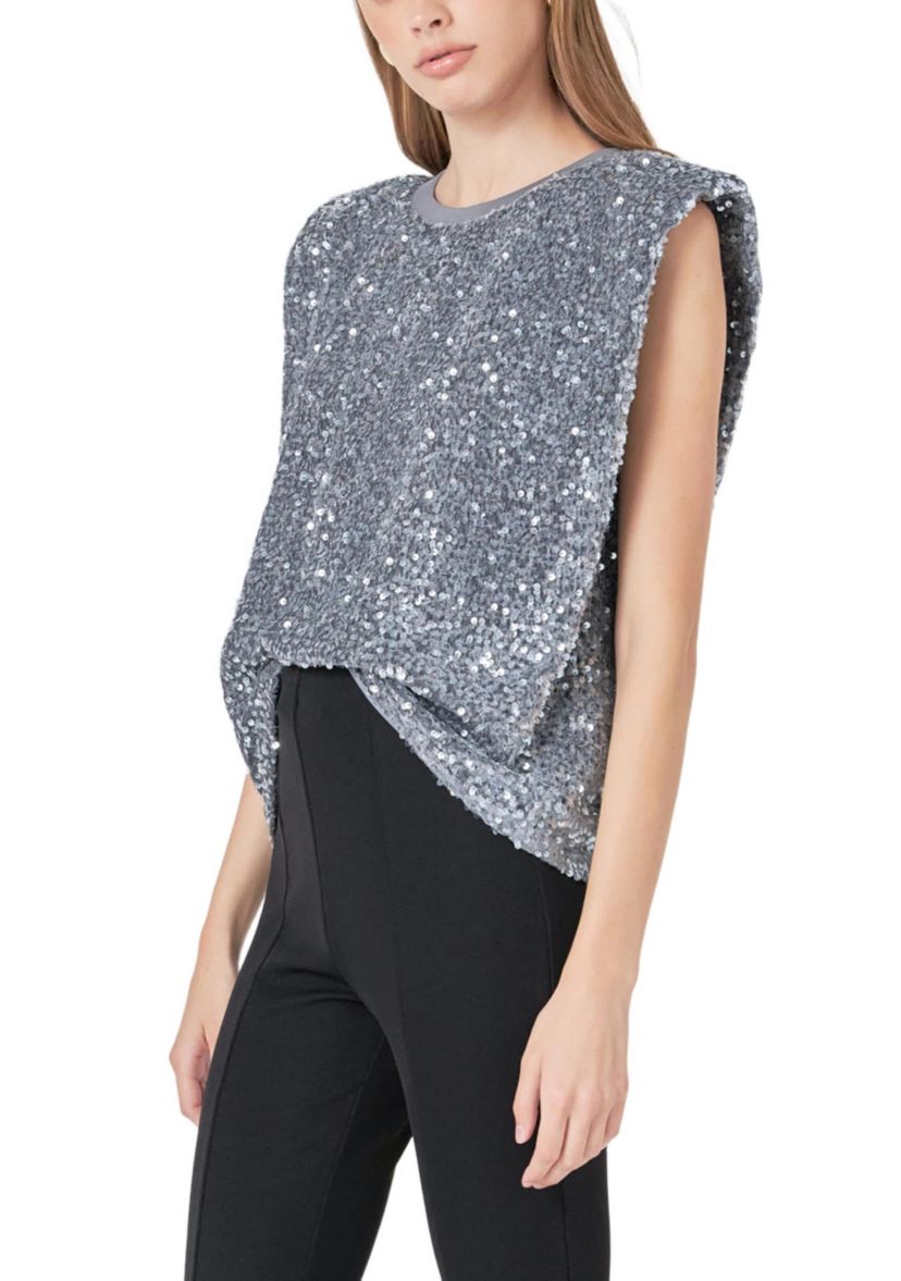 Sequin Embellished Top