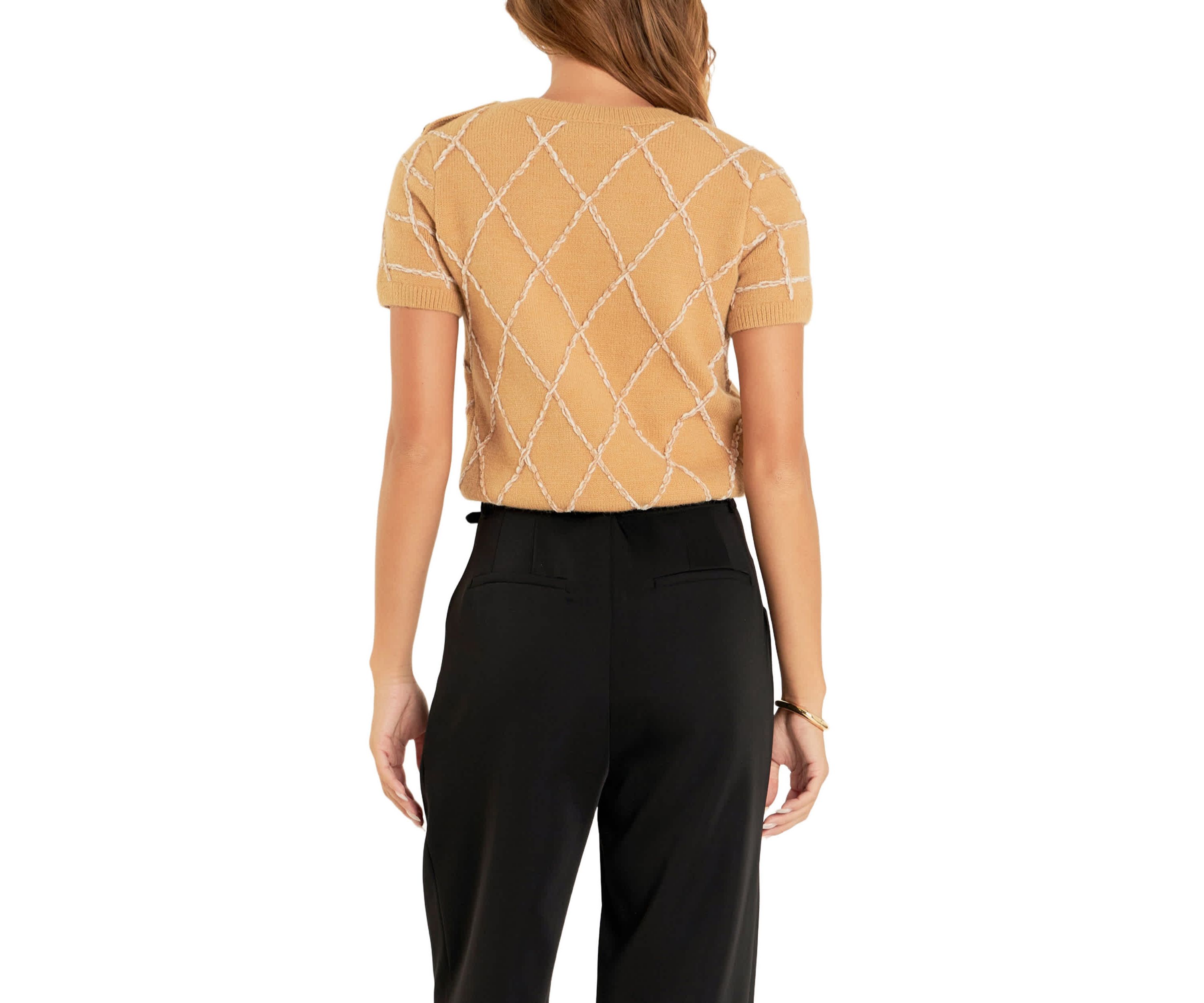 Diamond Pattern Knit