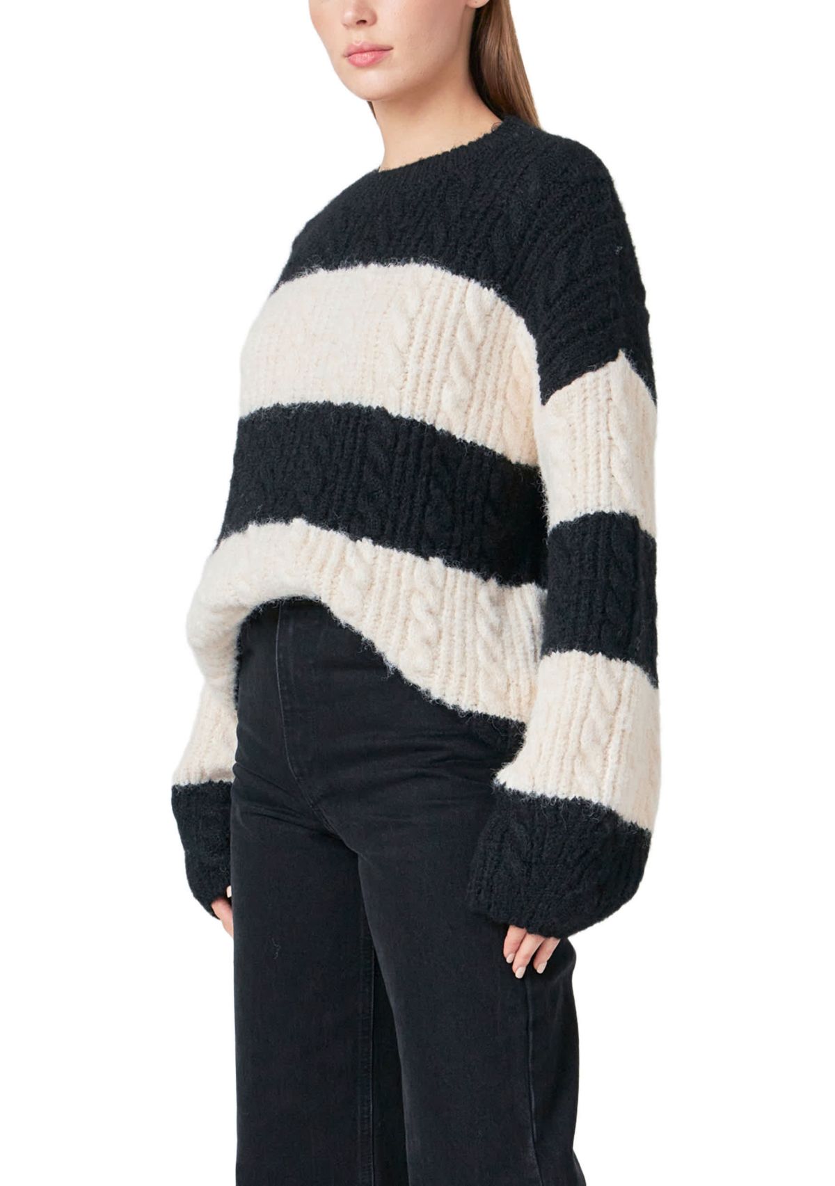 Striped Chunky Sweater