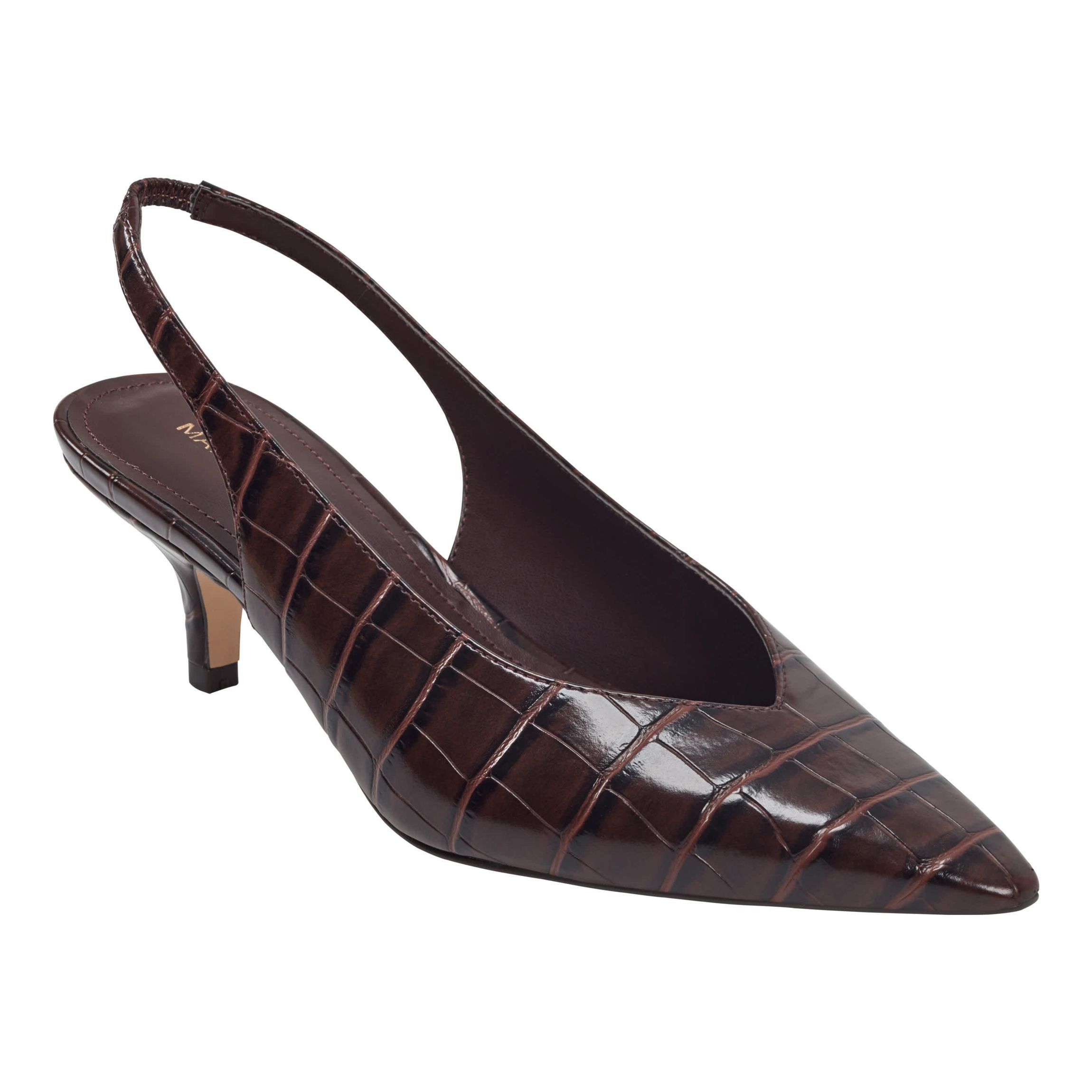 Labela Pointy Toe Kitten Heel Dress Pumps