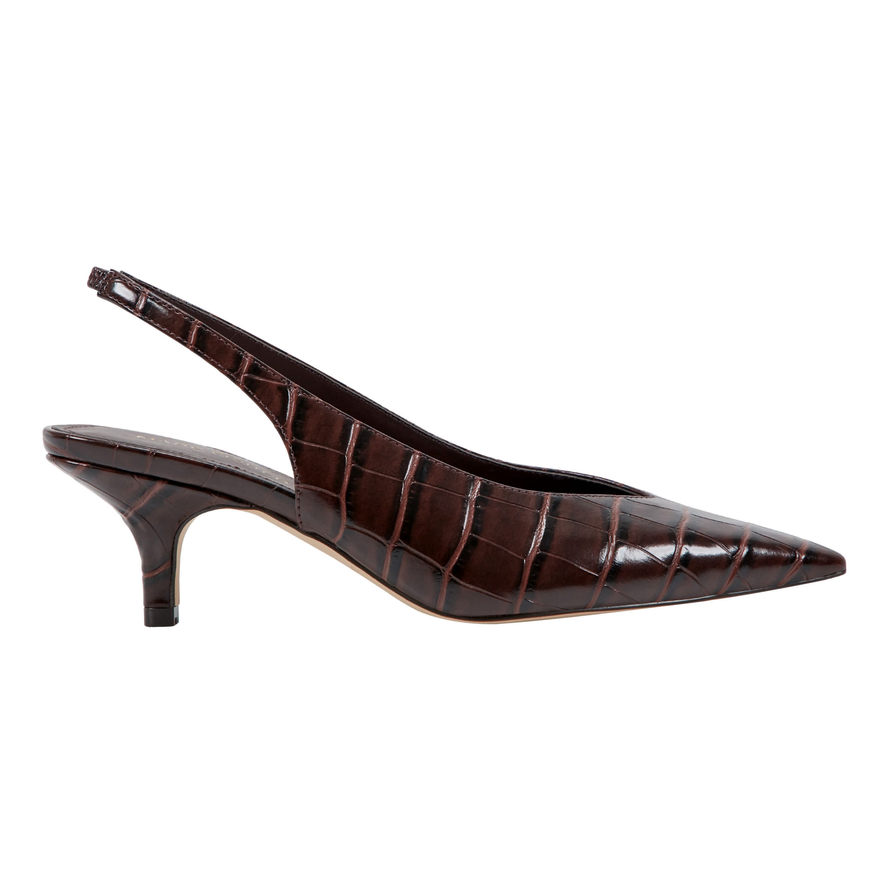 Labela Pointy Toe Kitten Heel Dress Pumps
