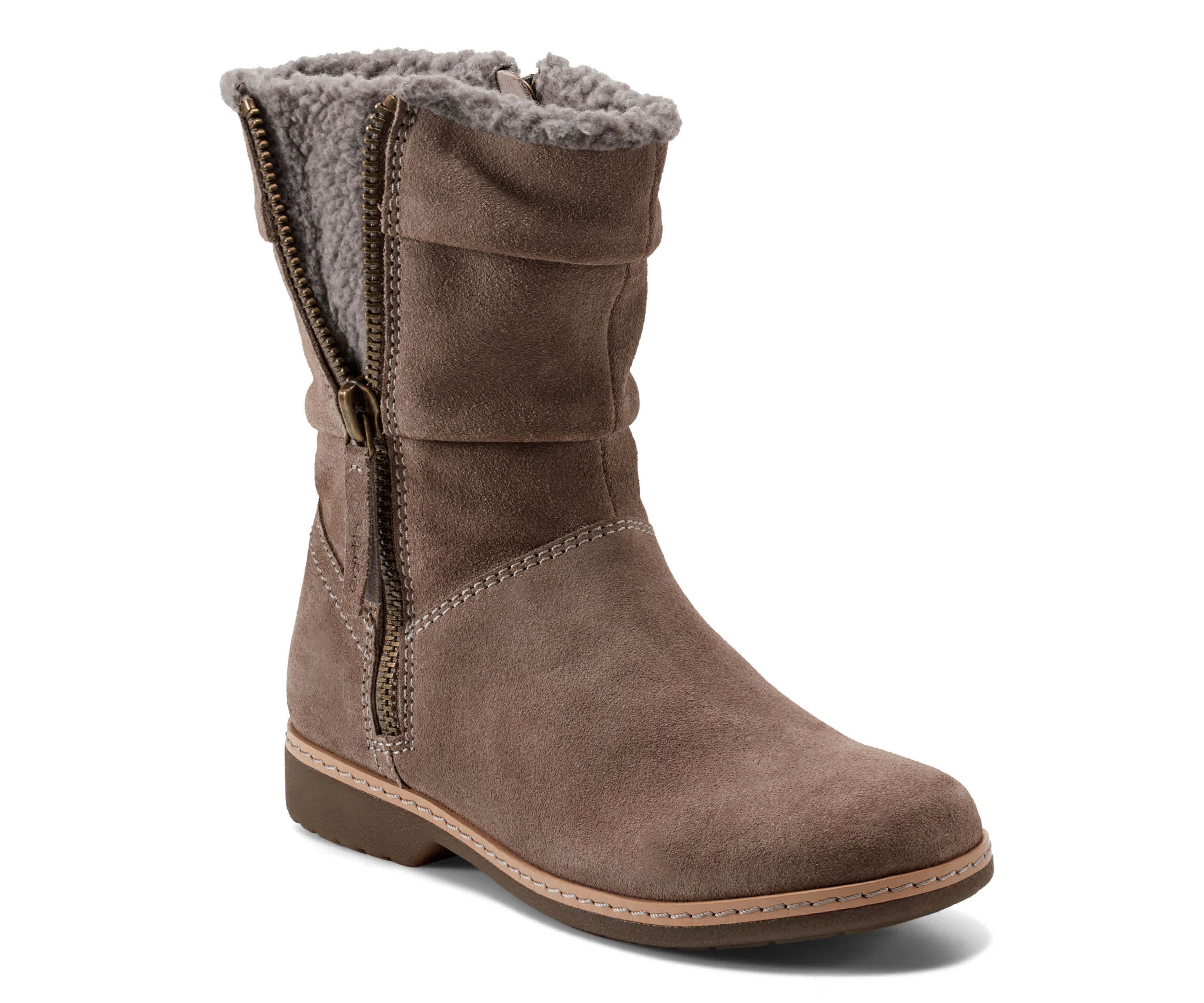 Hyland Water Repellent Round Toe Flat Casual Booties