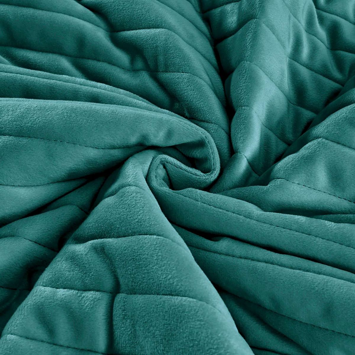 Pointehaven Luxury Channel Velvet Quilt Set