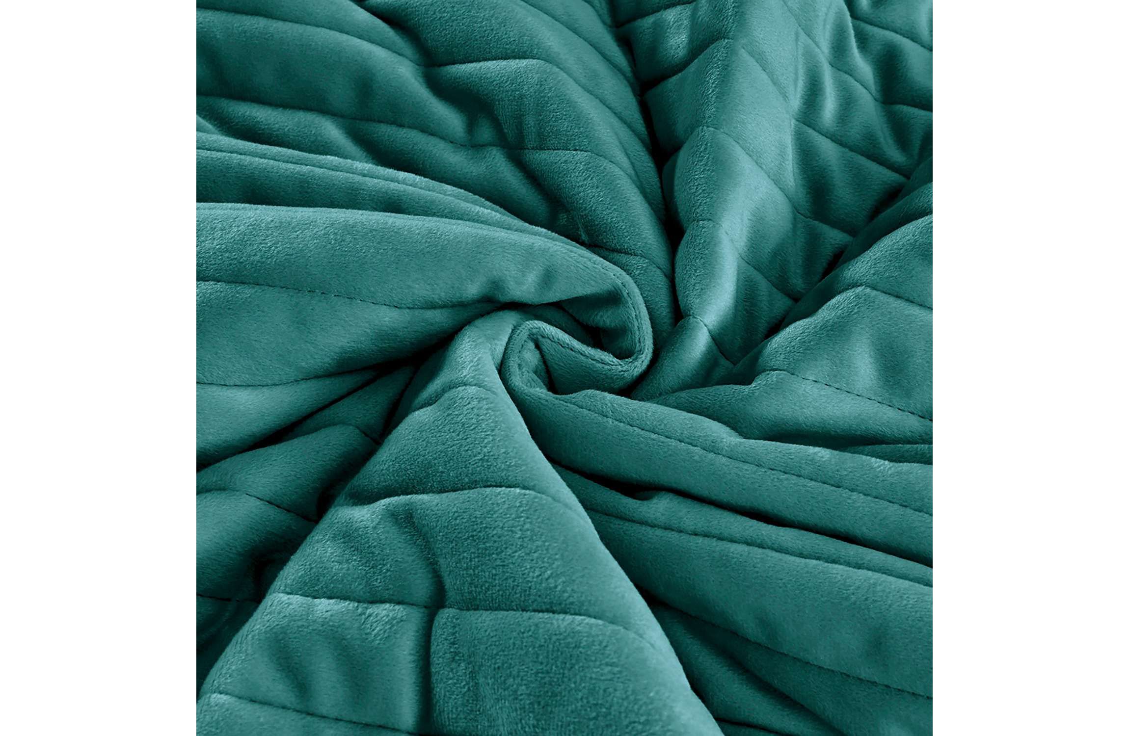 Pointehaven Luxury Channel Velvet Quilt Set