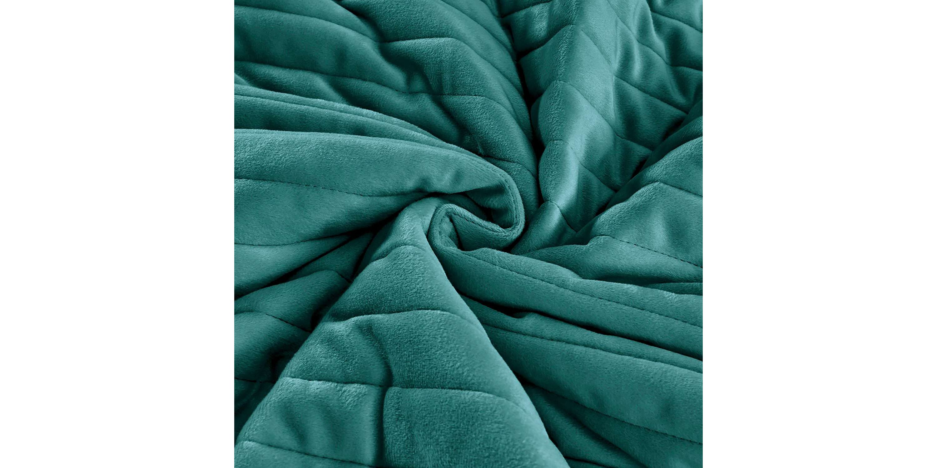 Pointehaven Luxury Channel Velvet Quilt Set