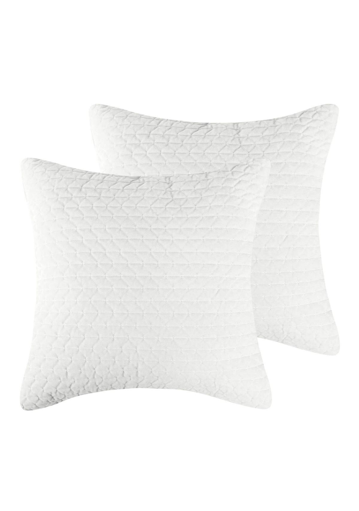 Velvet Stitch Euro Sham Set of 2