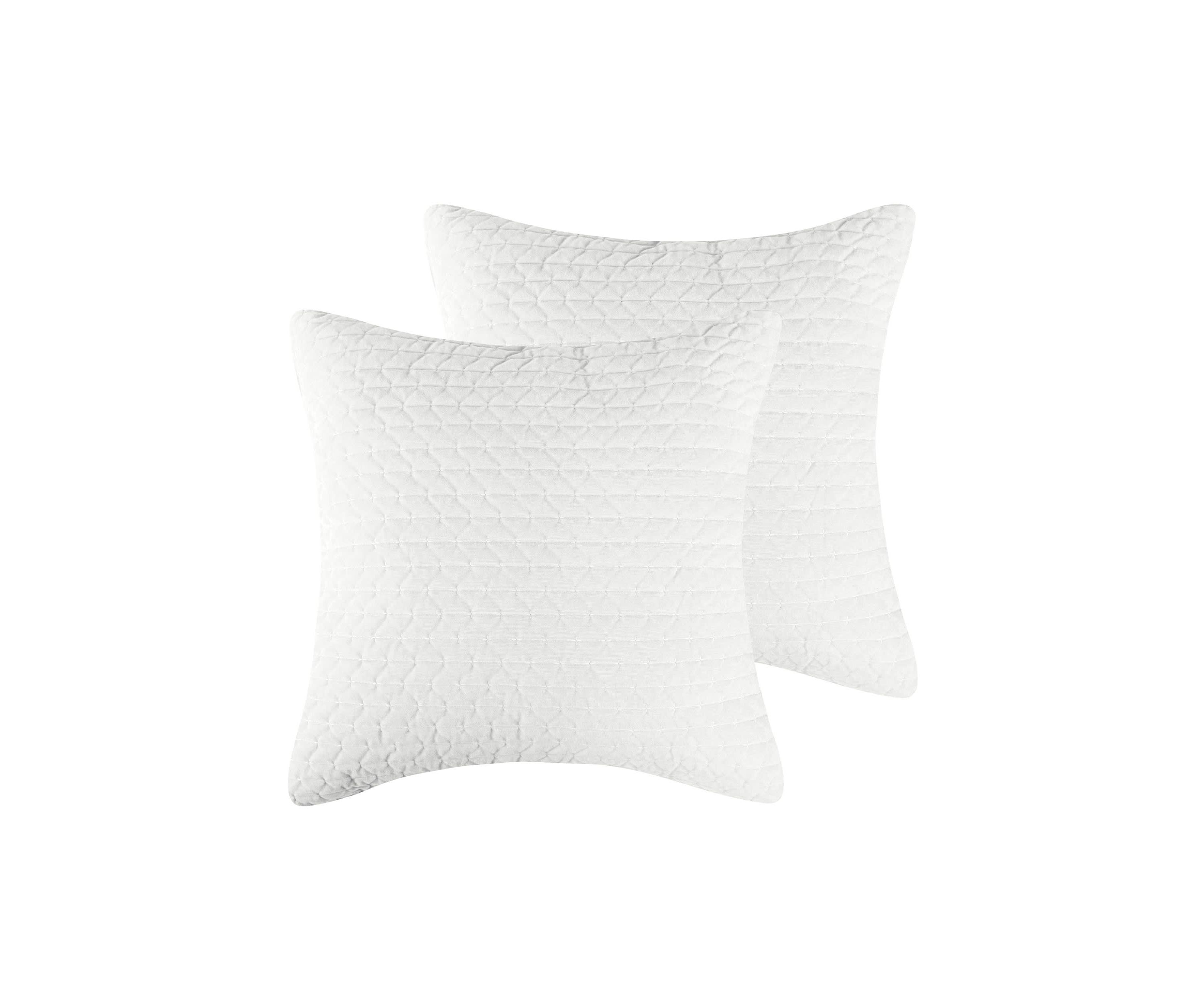Velvet Stitch Euro Sham Set of 2