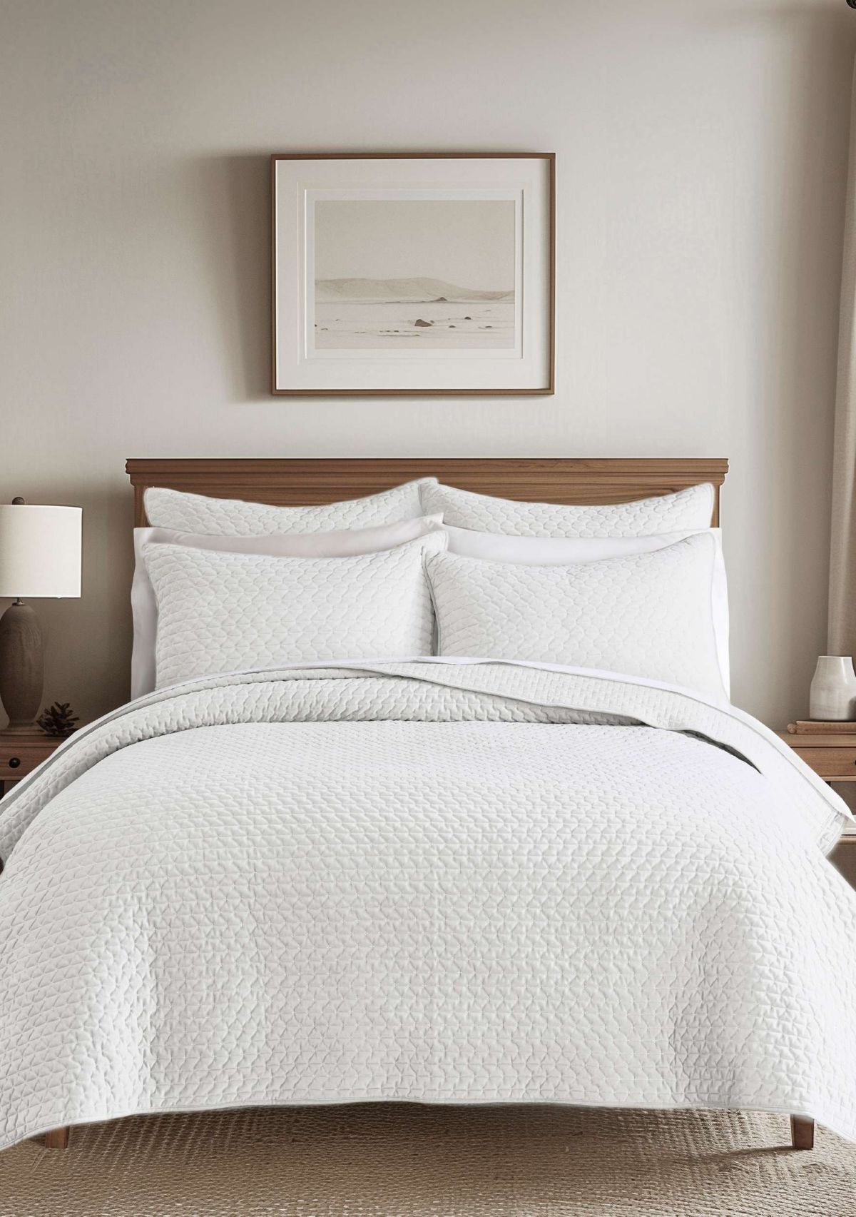 Velvet Stitch Euro Sham Set of 2