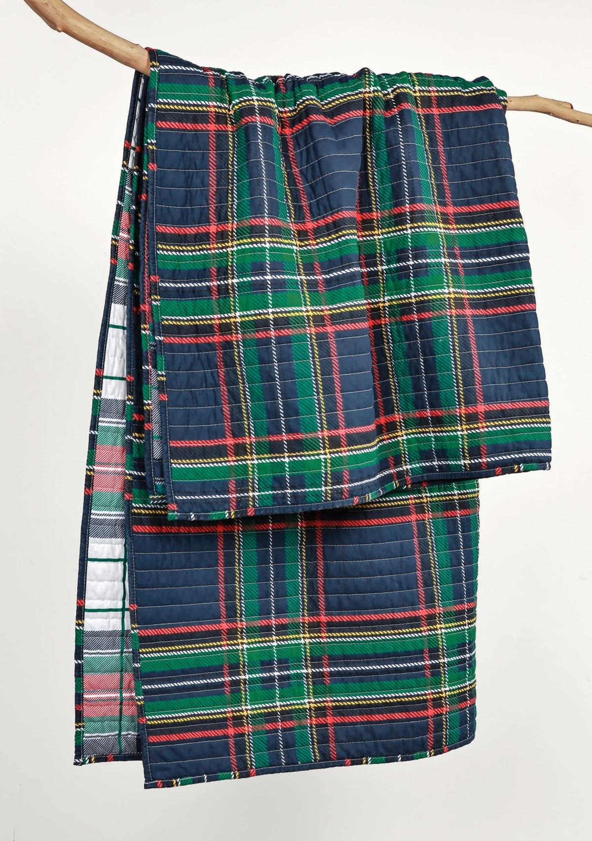 Spencer Plaid Quilted Throw