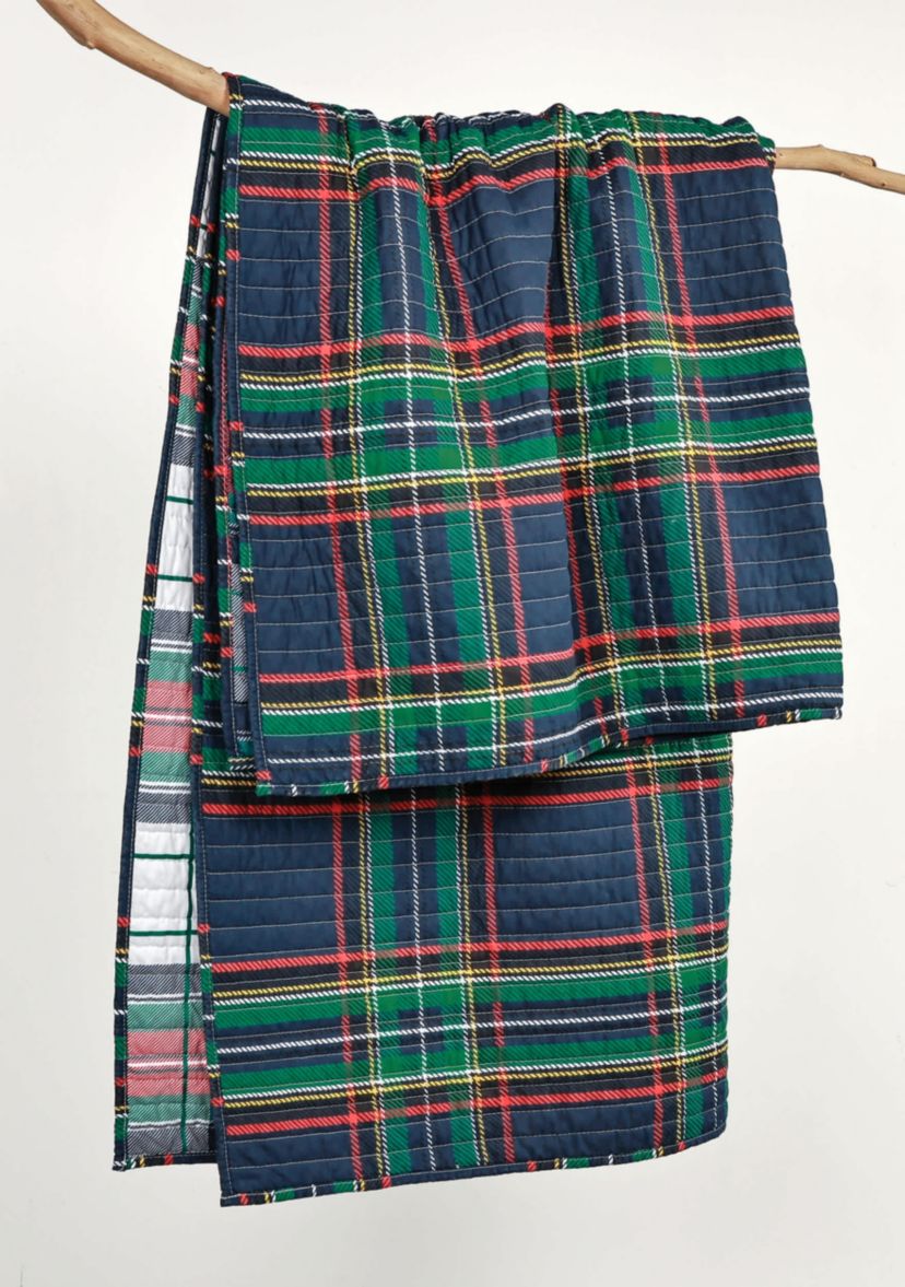 Spencer Plaid Quilted Throw