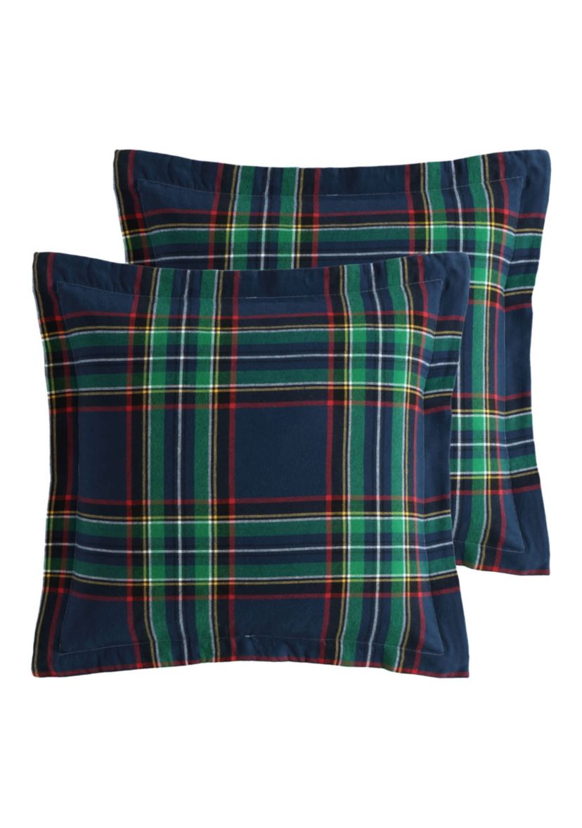 Spencer Plaid Euro Sham Set of 2