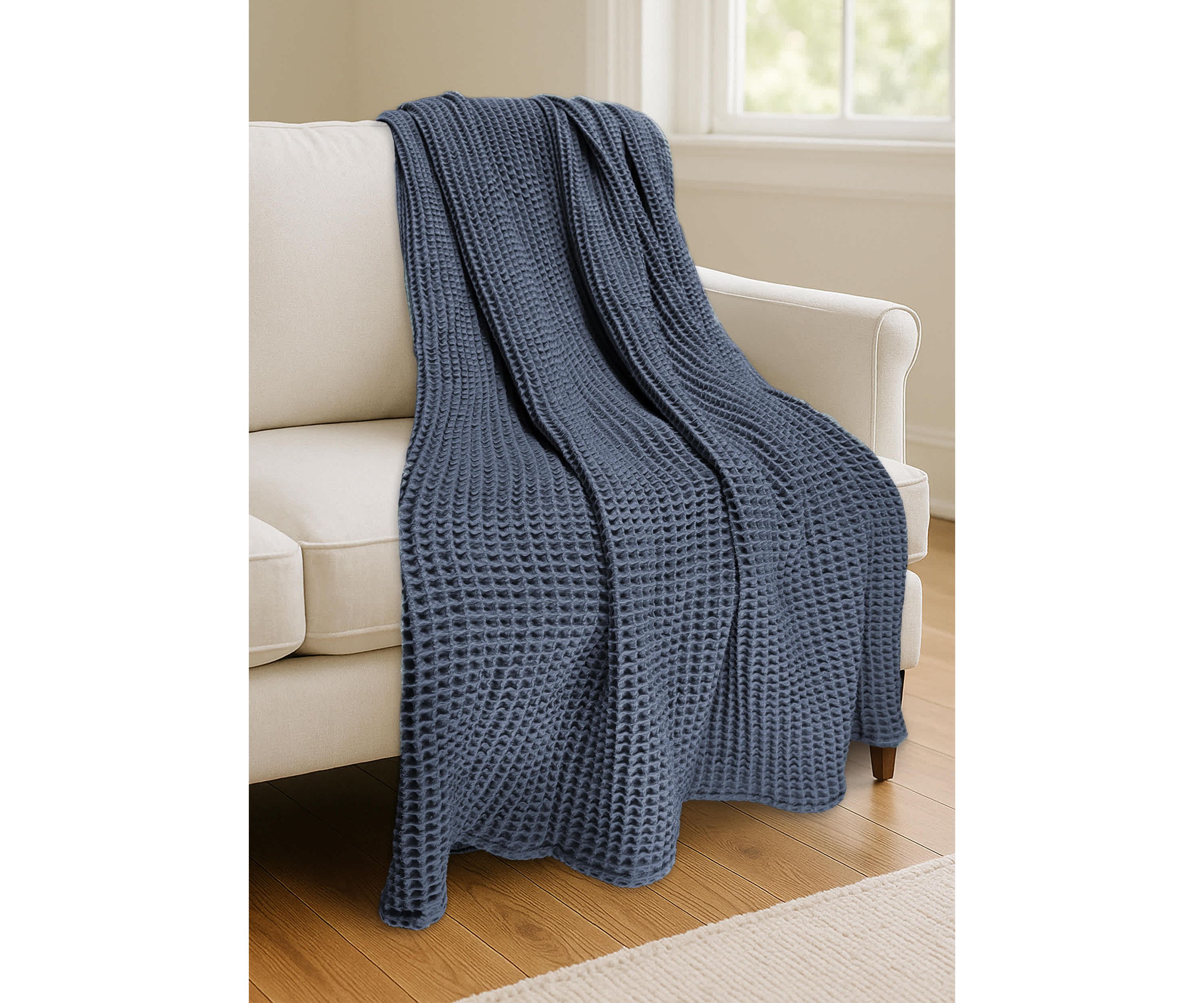 Waffle Blanket Throw