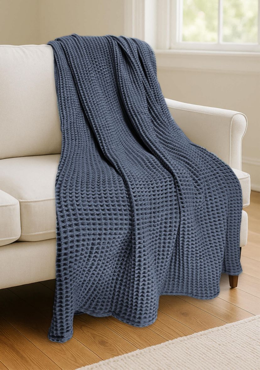 Waffle Blanket Throw