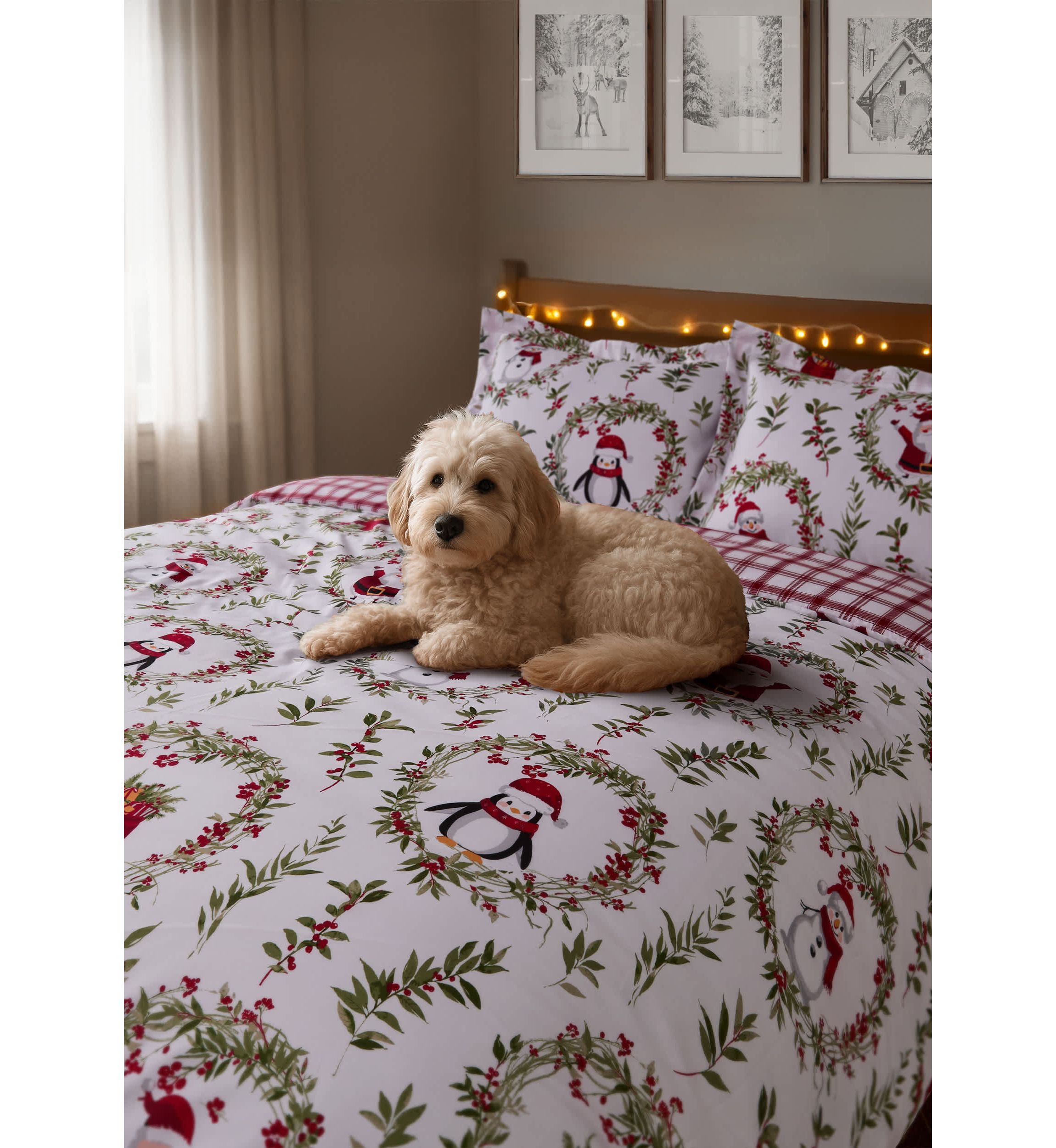 Pine & Plaid Duvet Cover Set