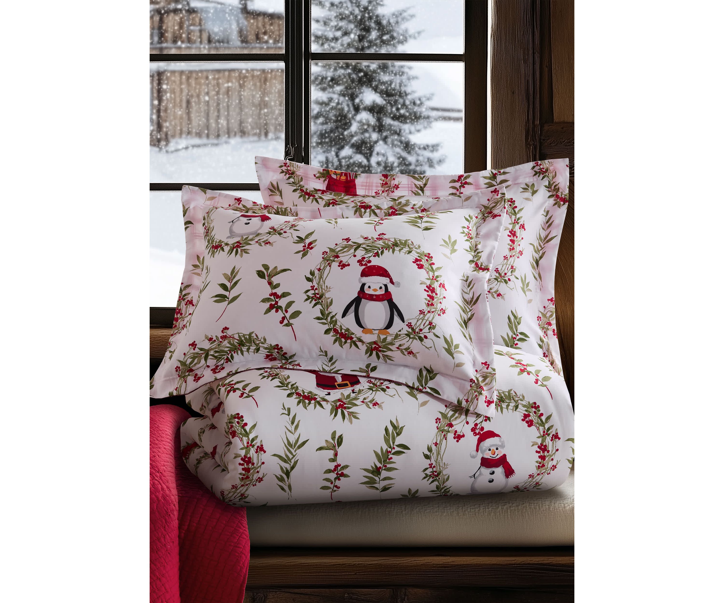 Pine & Plaid Duvet Cover Set