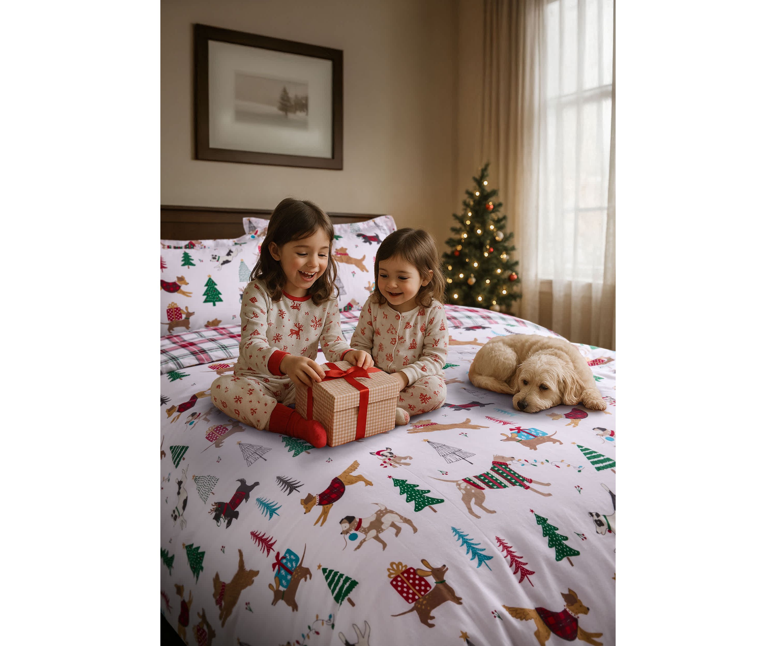 Jingle Paws Duvet Cover Set