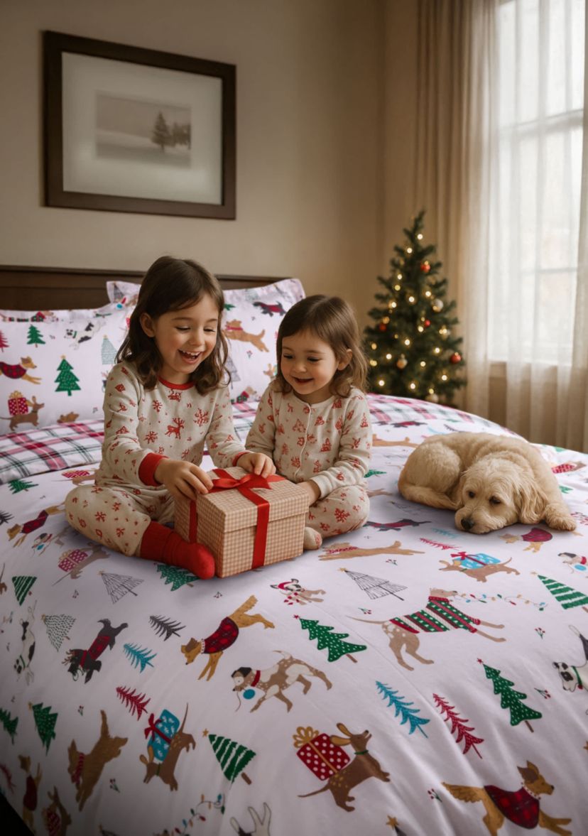 Jingle Paws Duvet Cover Set