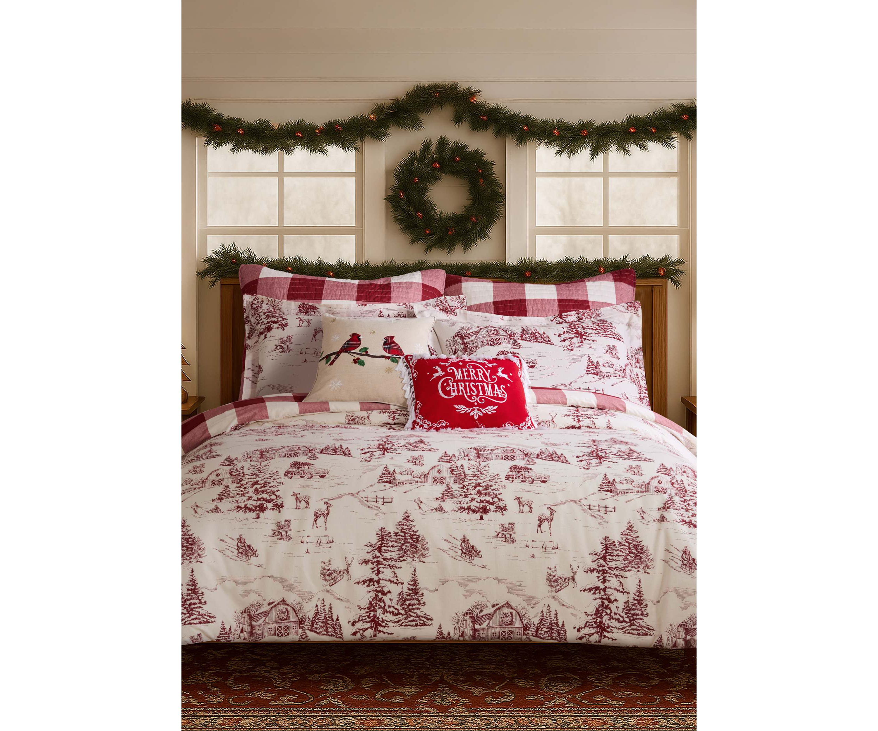 Winter Sleigh Ride Duvet Cover Set