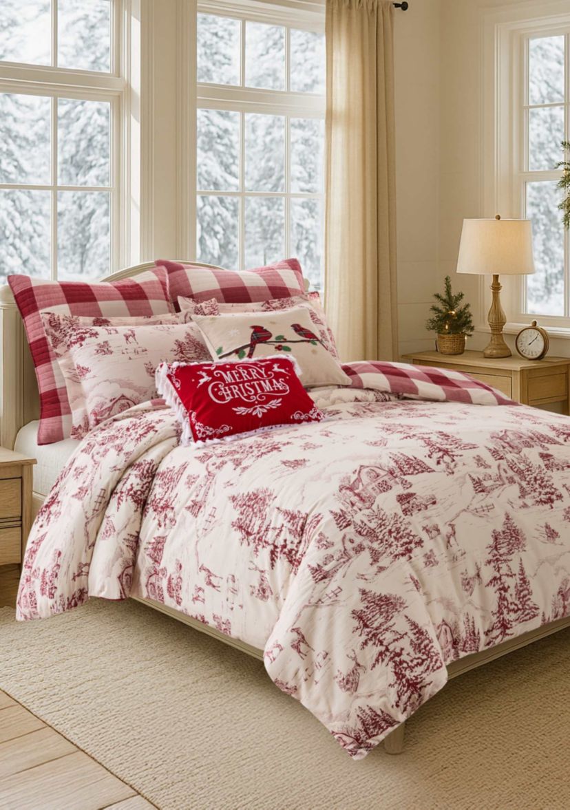 Winter Sleigh Ride Duvet Cover Set