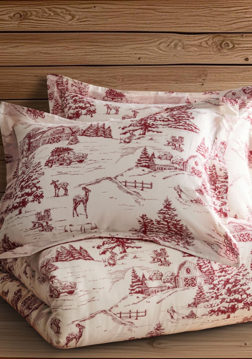 Winter Sleigh Ride Duvet Cover Set