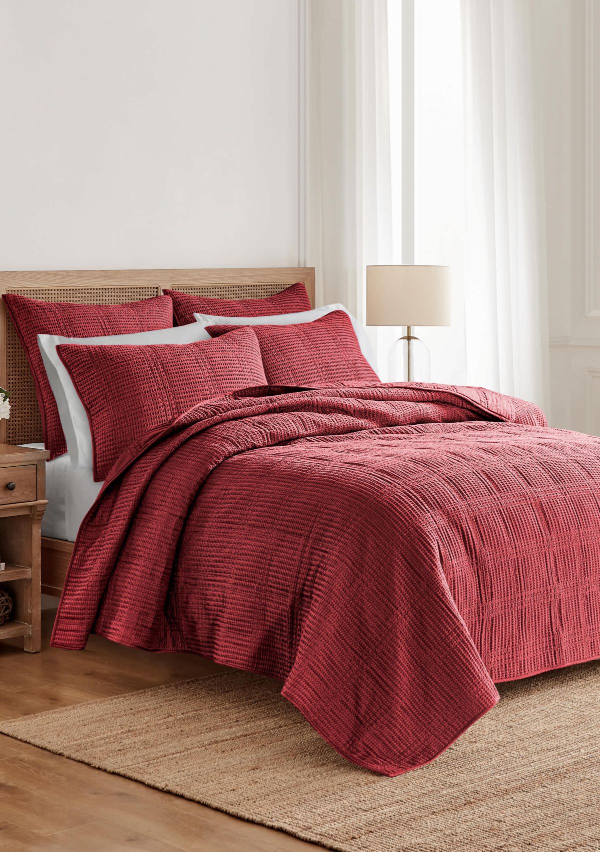Cloud Waffle Euro Sham set of 2