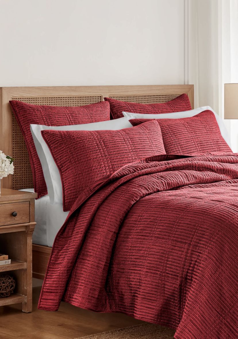 Cloud Waffle Euro Sham set of 2