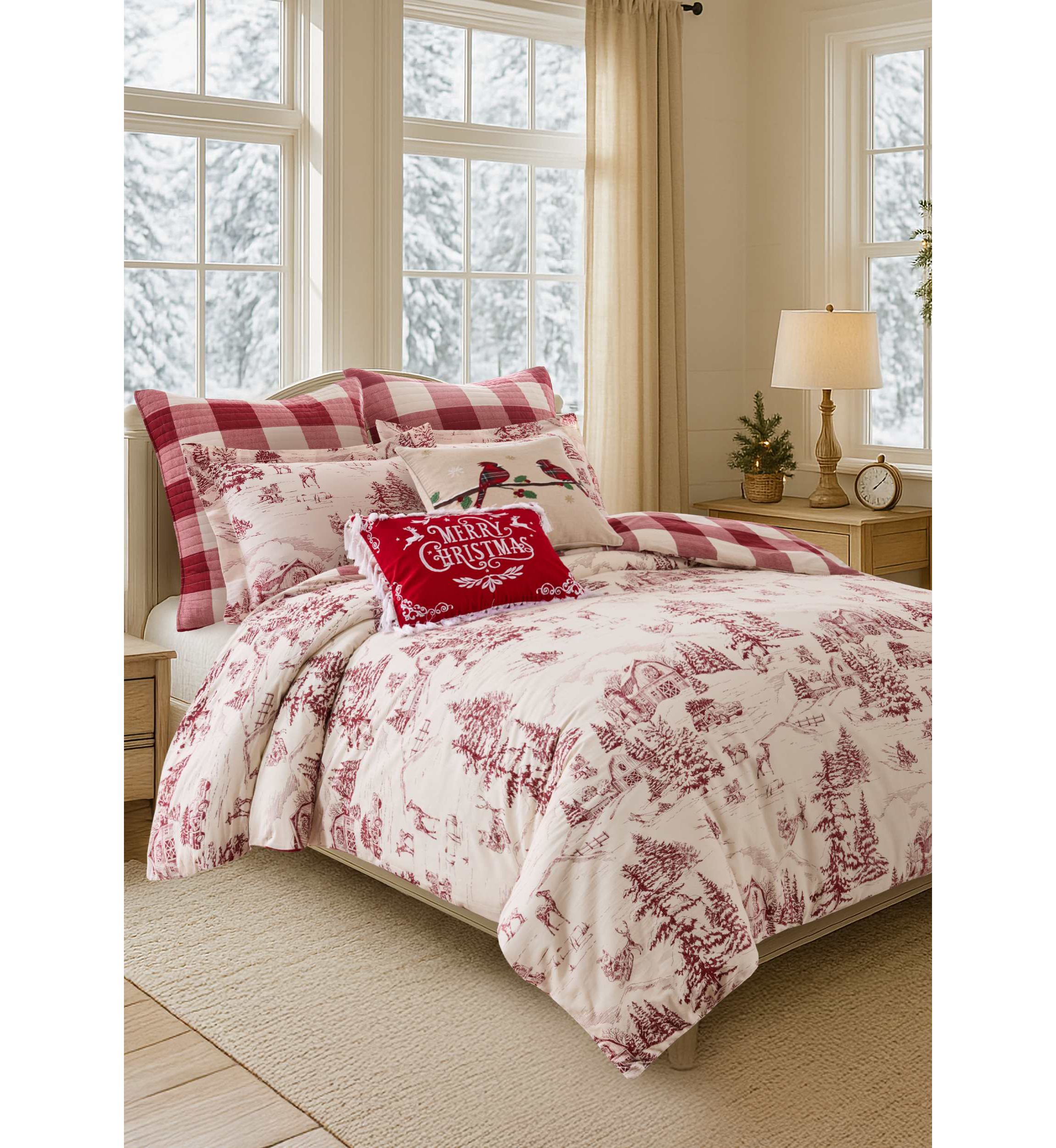 Winter Sleigh Ride Comforter Set