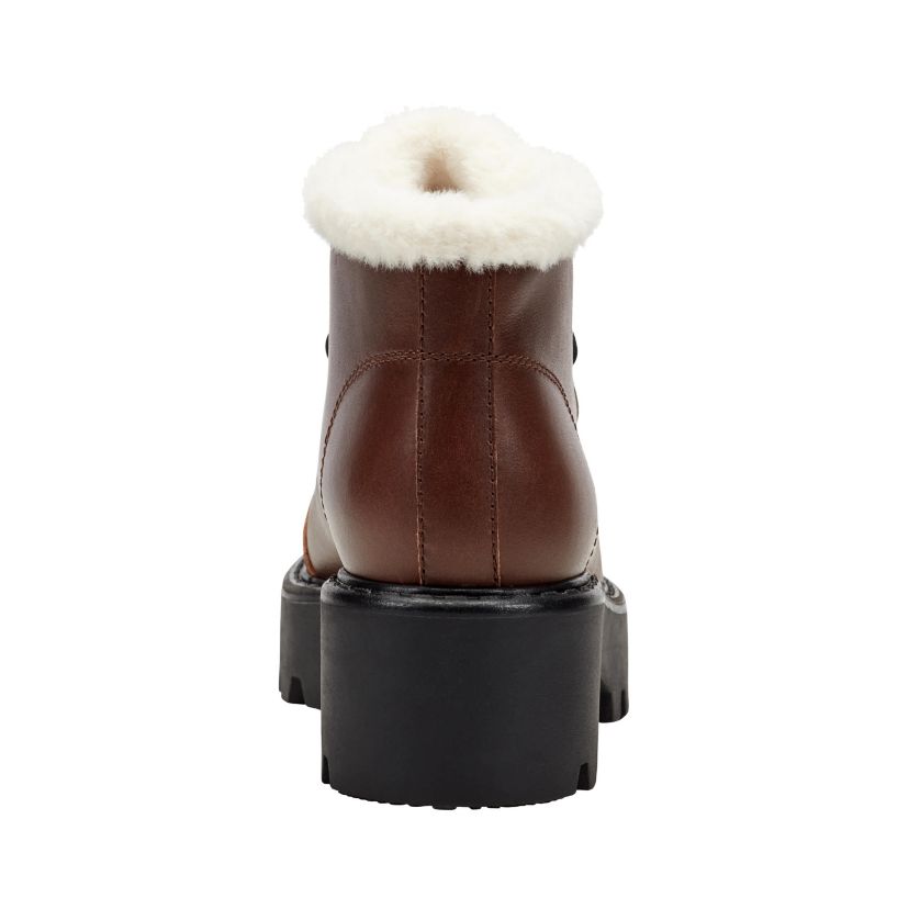 Percy Lace-up Lug-sole Casual Booties