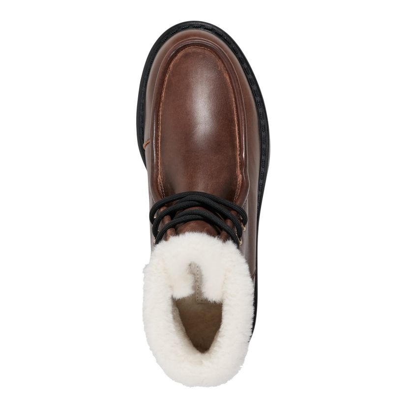 Percy Lace-up Lug-sole Casual Booties