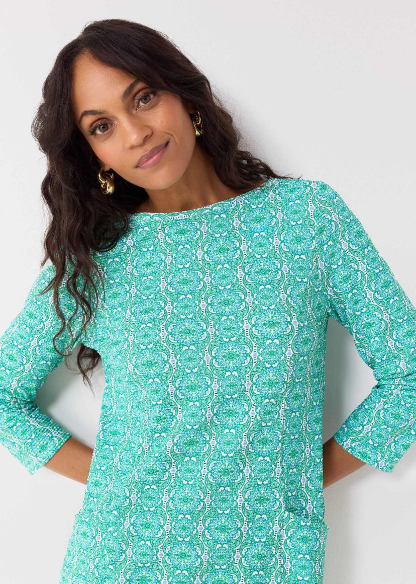 Gauze Shift Dress