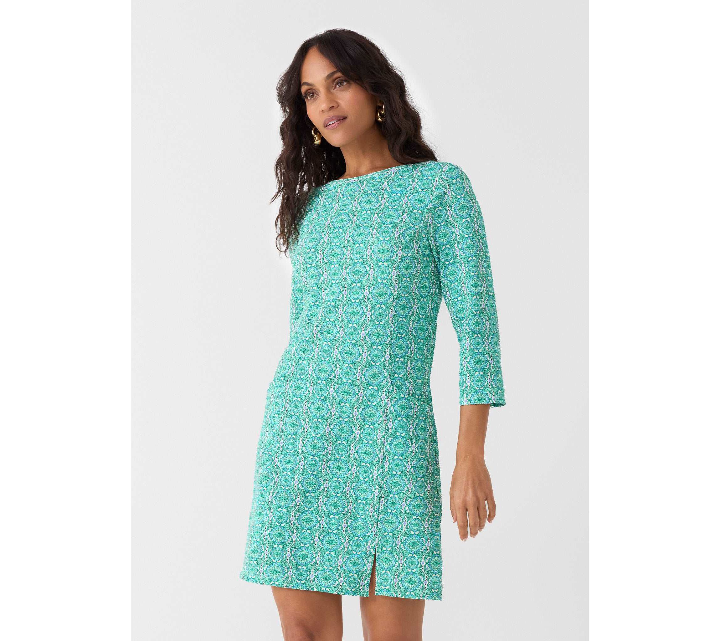 Gauze Shift Dress