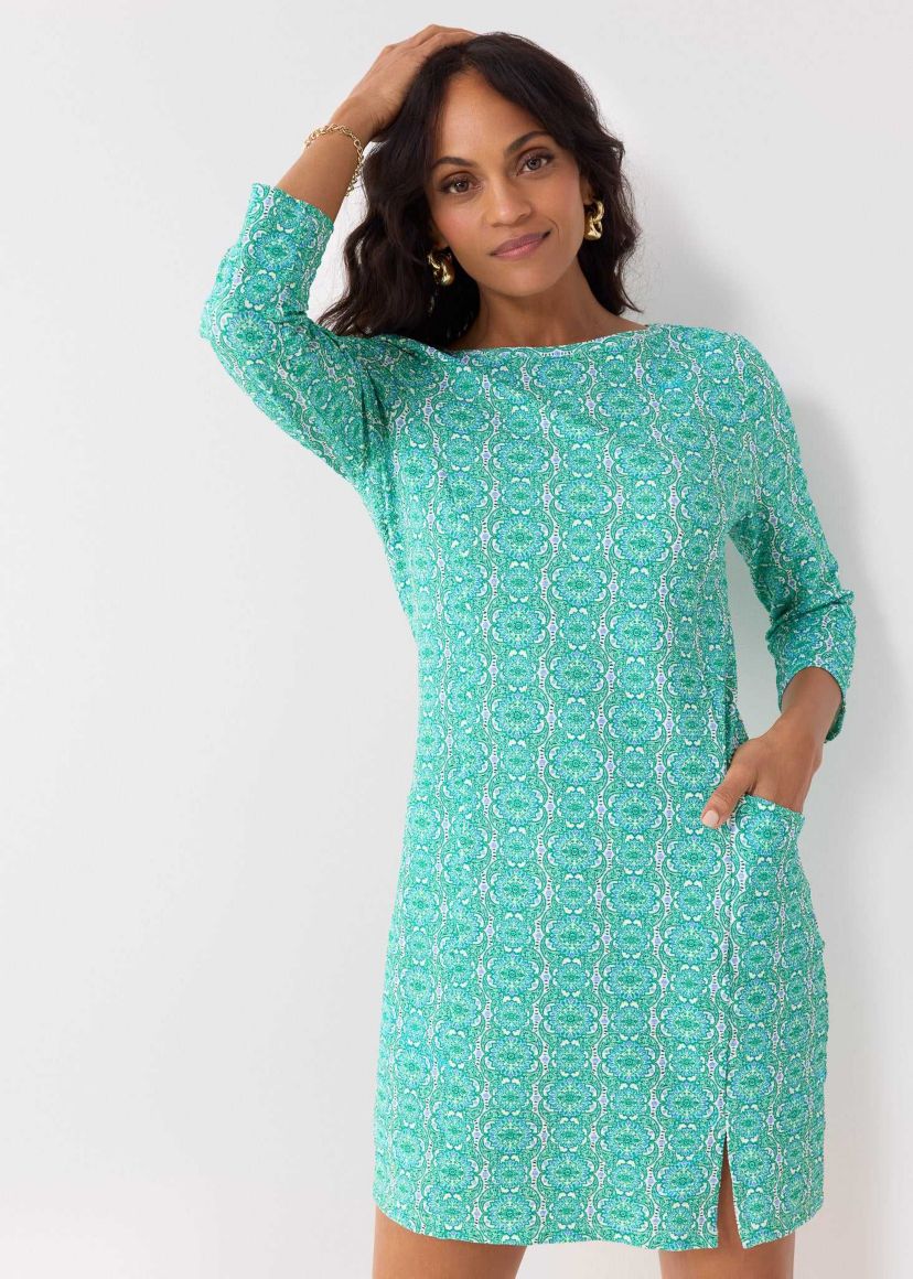 Gauze Shift Dress