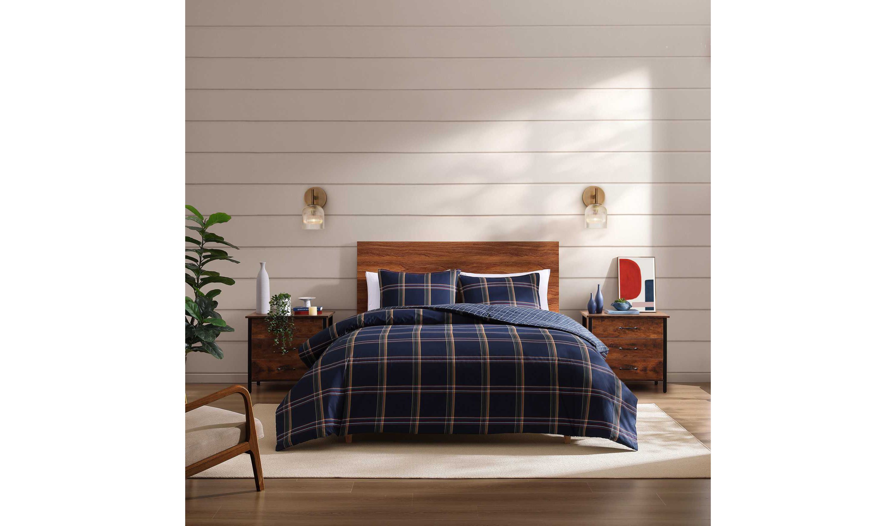 Beacon Plaid Cotton Comforter Set