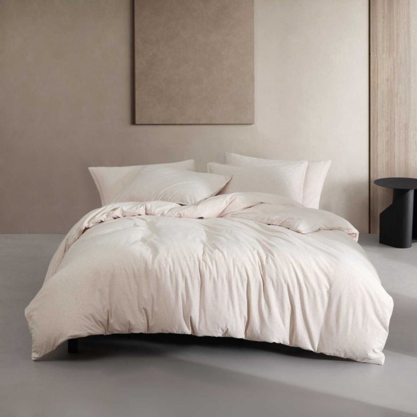 Modern Cotton Melange Duvet Set