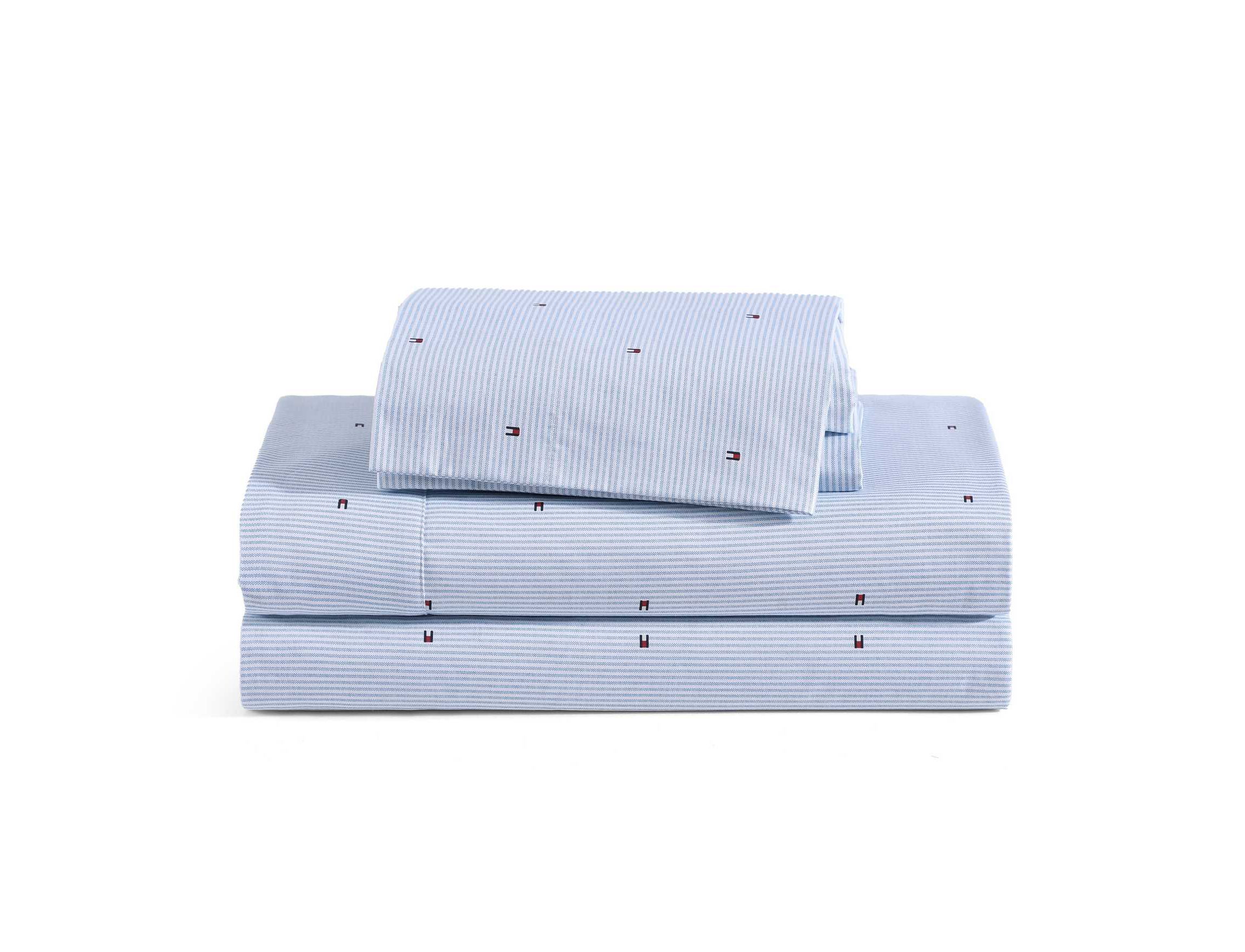 Ithaca Flag Stripe Cotton Sheet Set