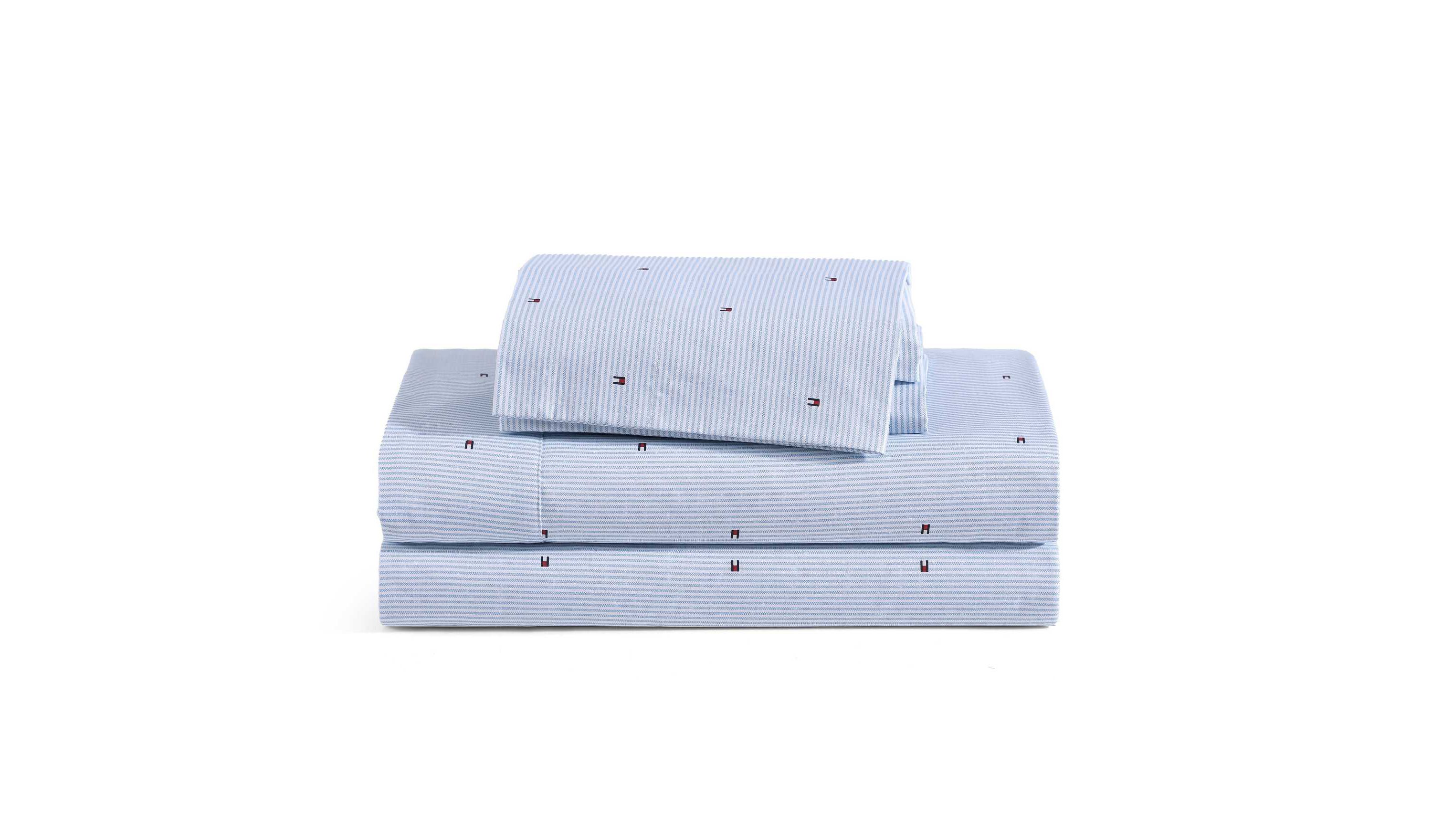 Ithaca Flag Stripe Cotton Sheet Set