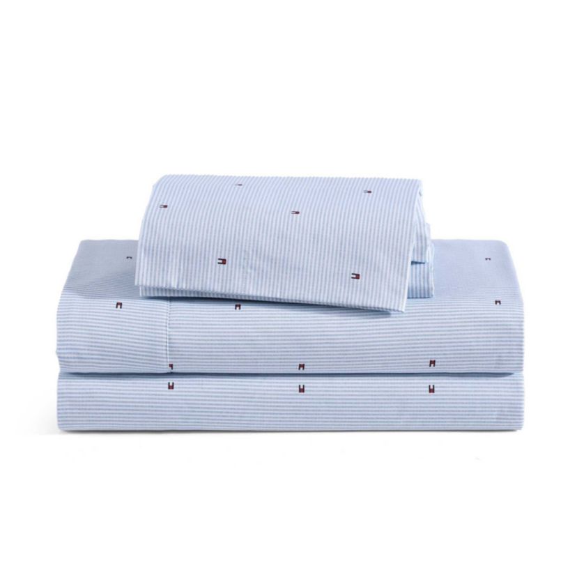Ithaca Flag Stripe Cotton Sheet Set