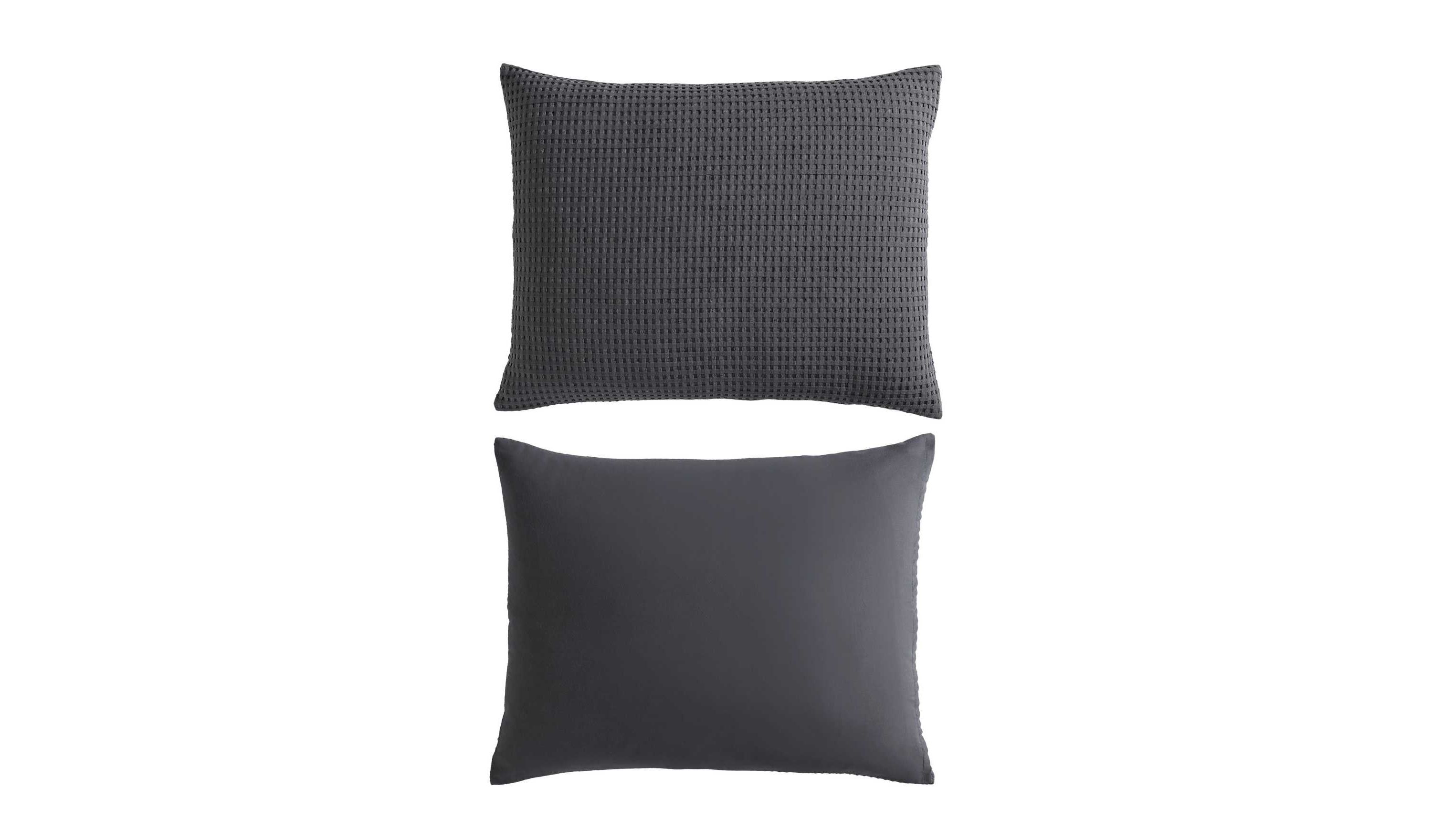 KCNY Solid Waffle Microfiber Duvet Set