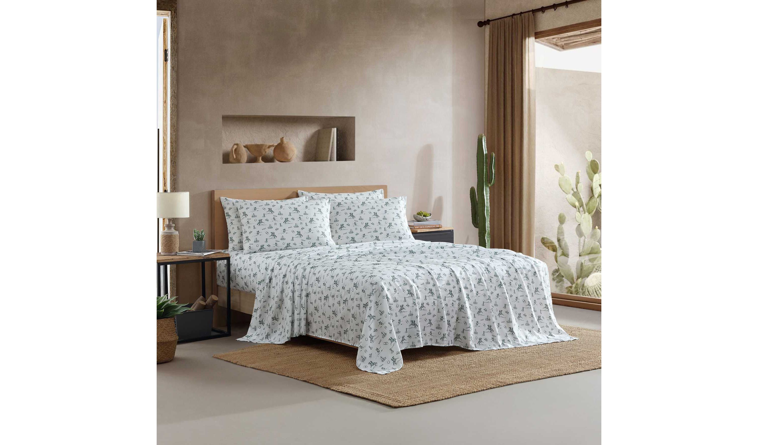 Cowboy Rodeo Microfiber Sheet Set