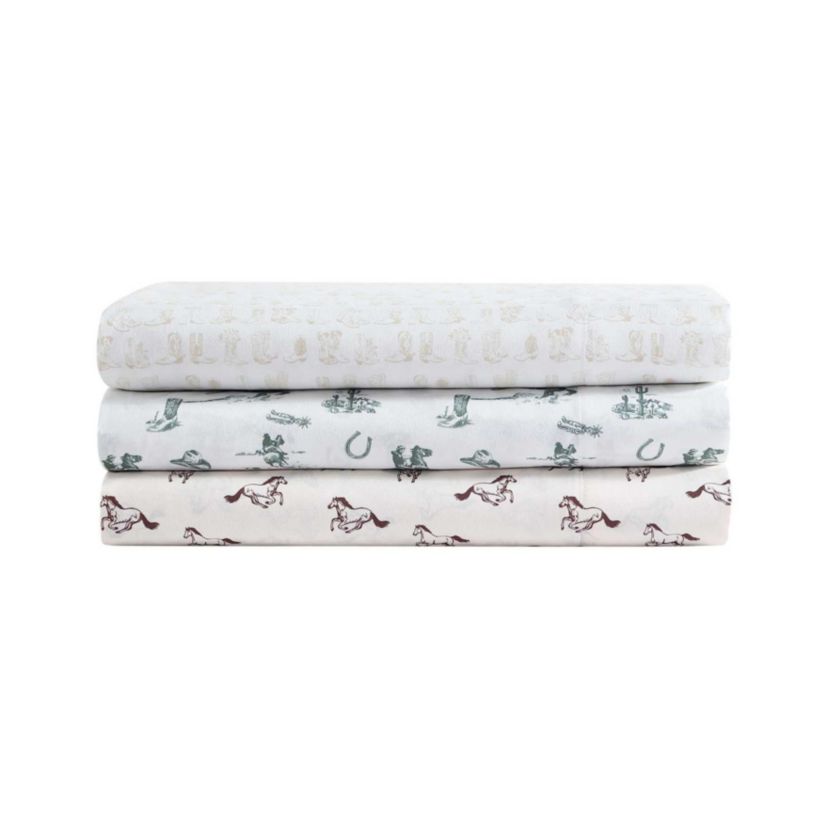 Cowboy Rodeo Microfiber Sheet Set