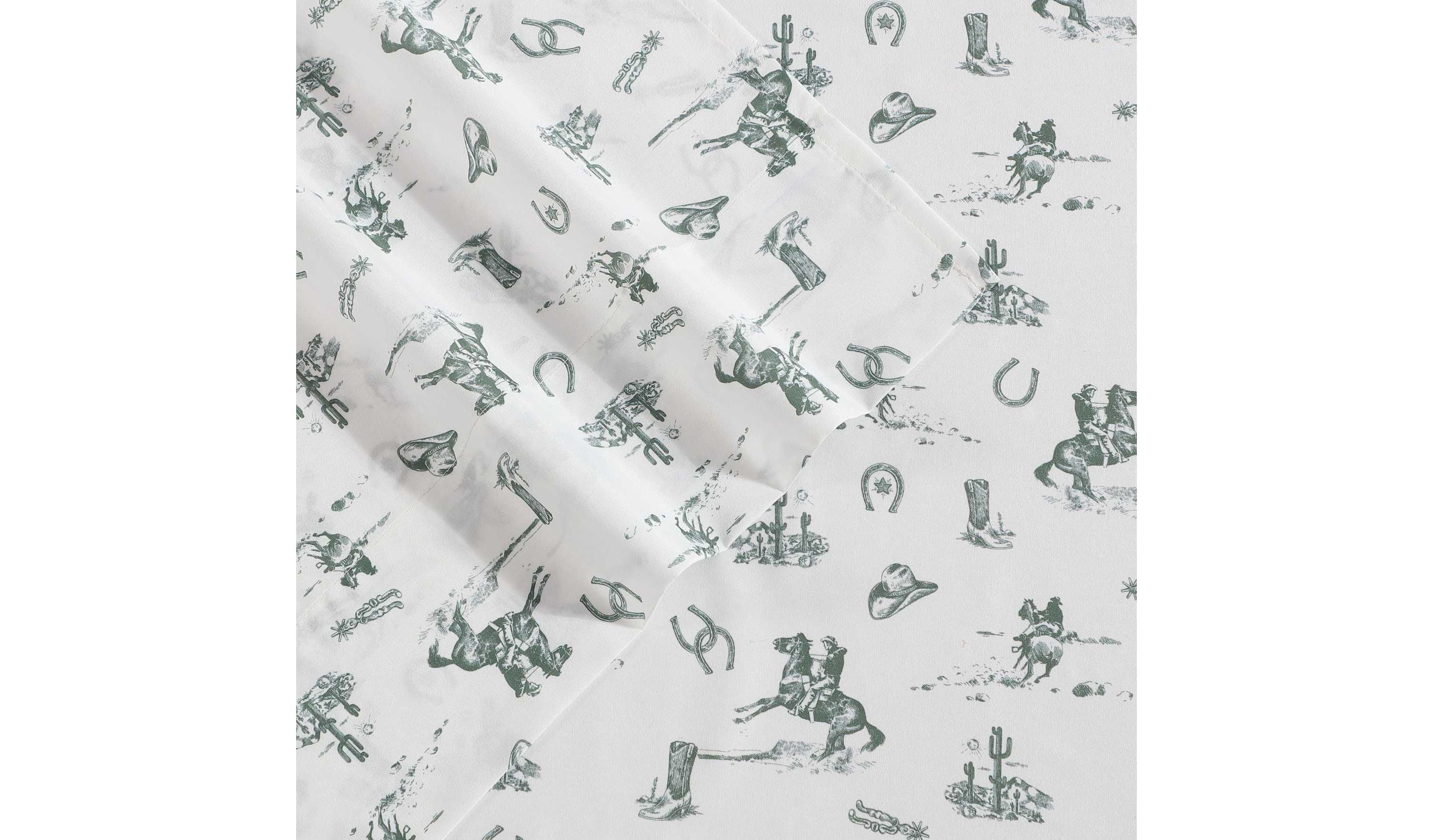 Cowboy Rodeo Microfiber Sheet Set