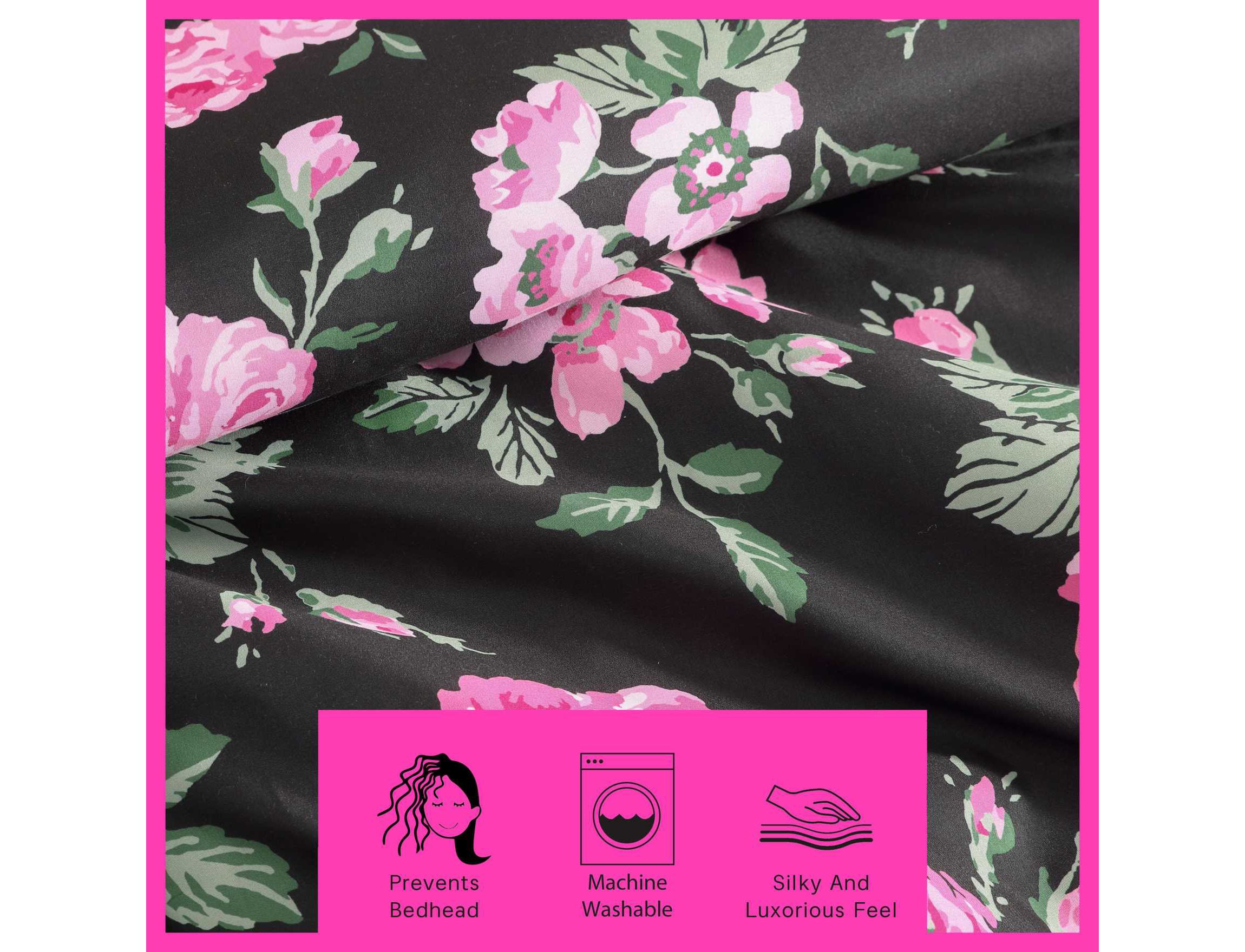 Garden Floral Microfiber Comforter Set
