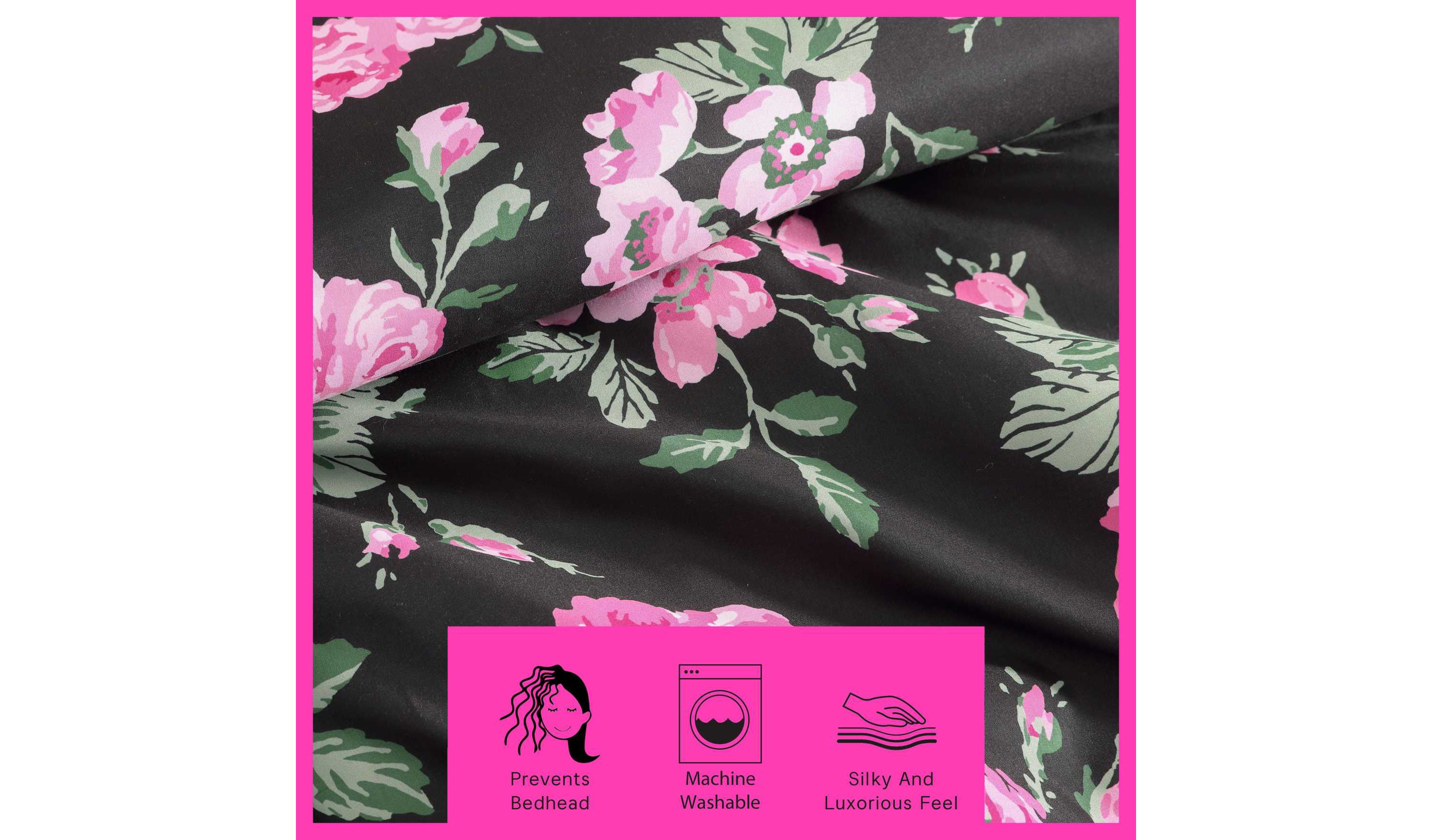 Garden Floral Microfiber Comforter Set