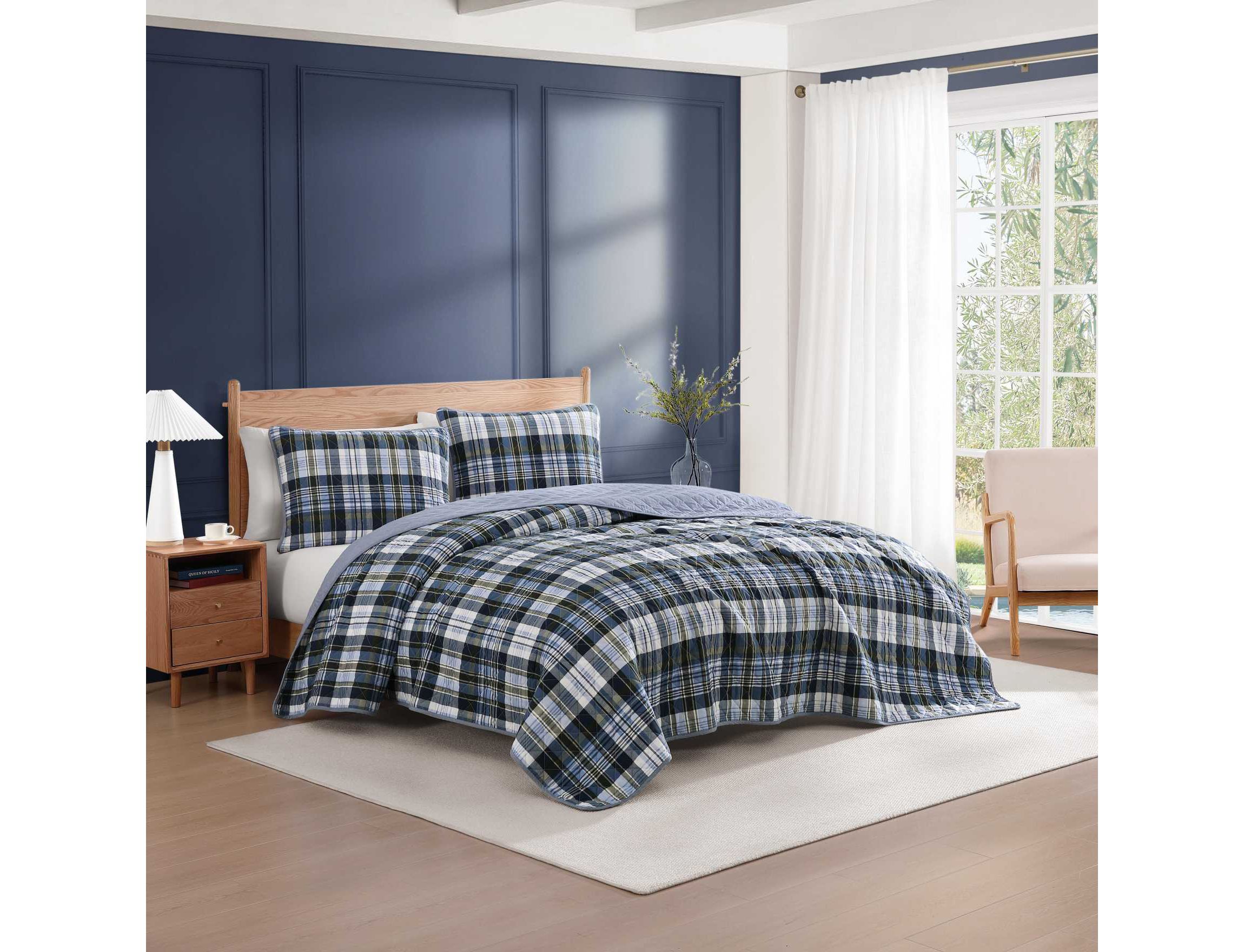 Bleecker Plaid Cotton Quilt Set
