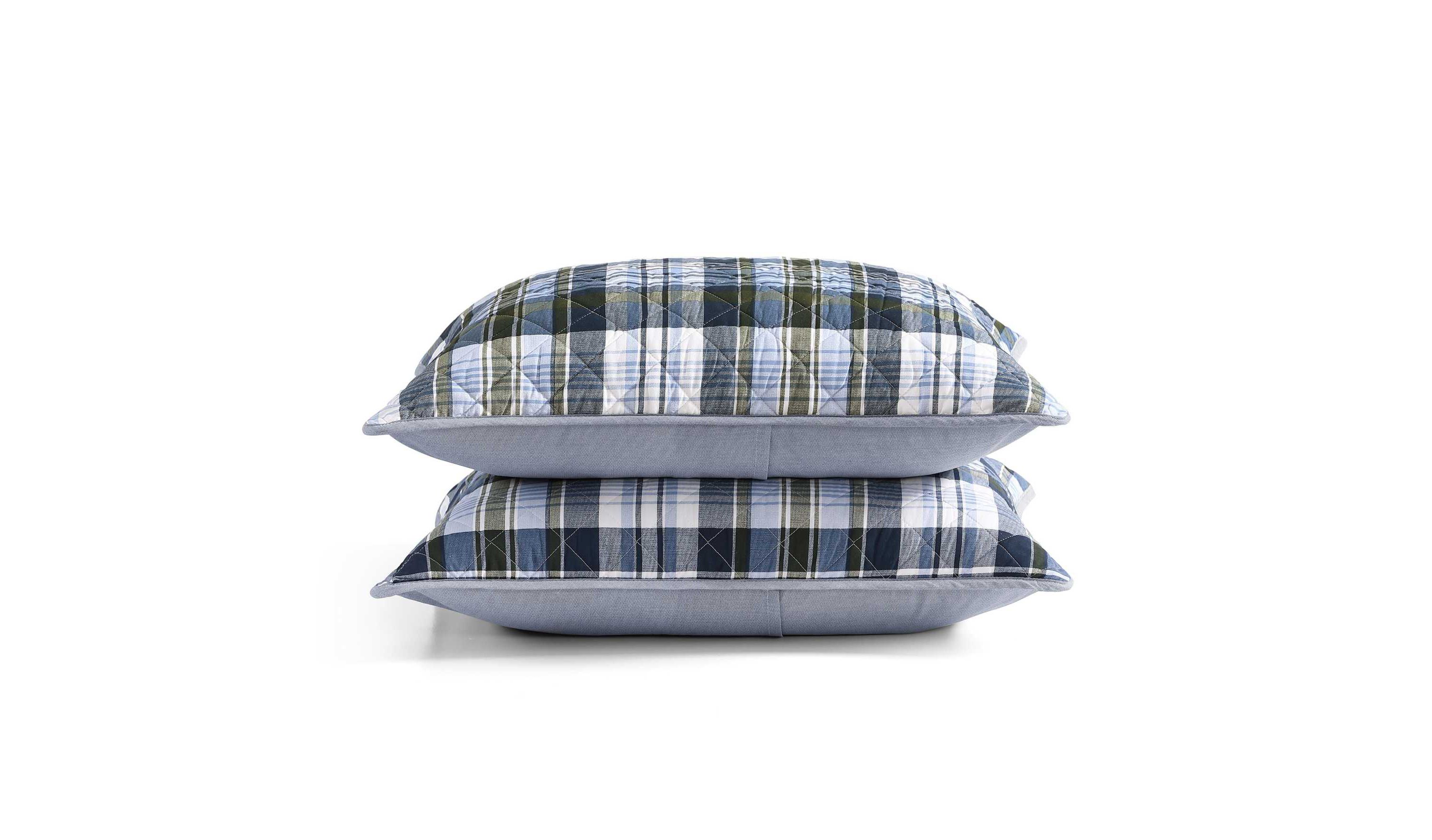 Bleecker Plaid Cotton Quilt Set