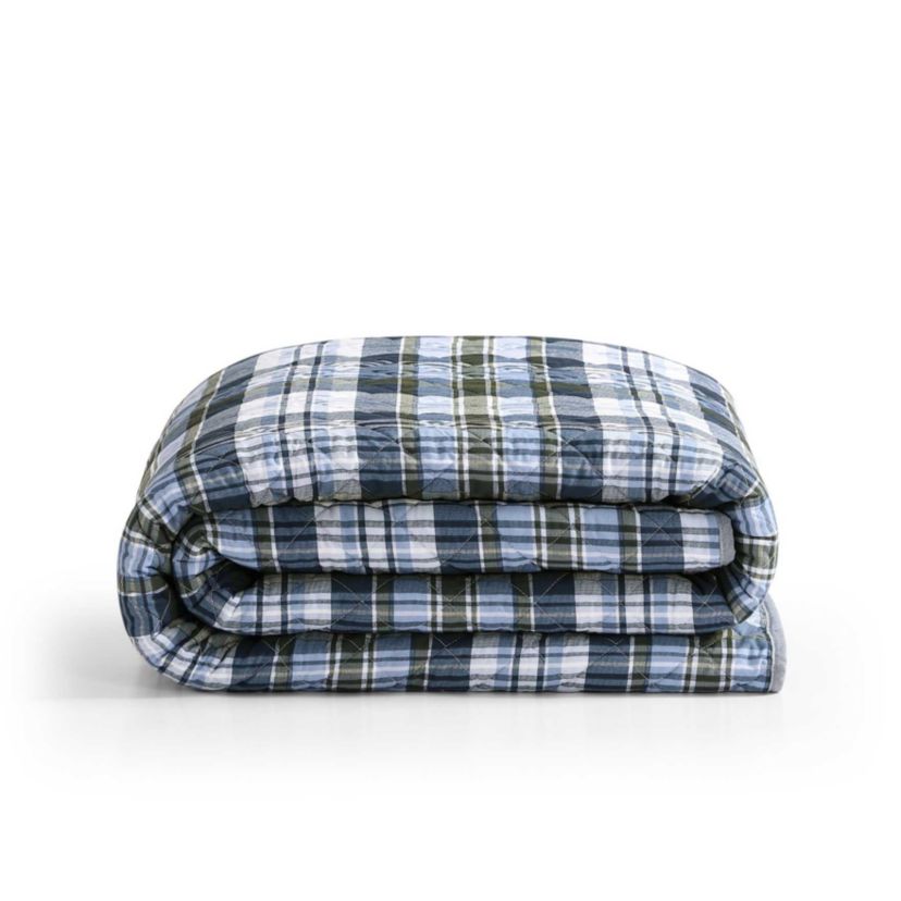 Bleecker Plaid Cotton Quilt Set