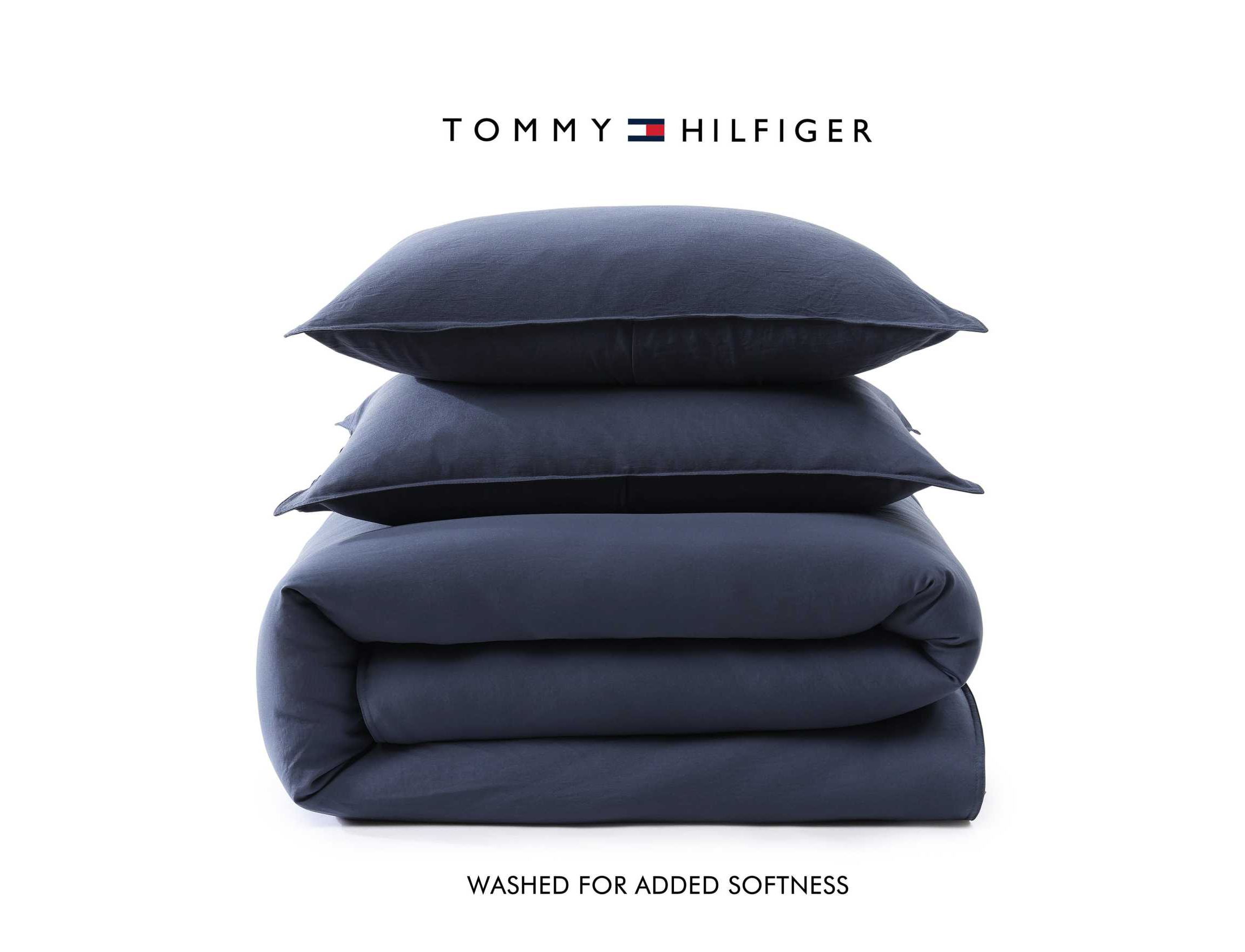 TH Solid Microfiber Comforter Set